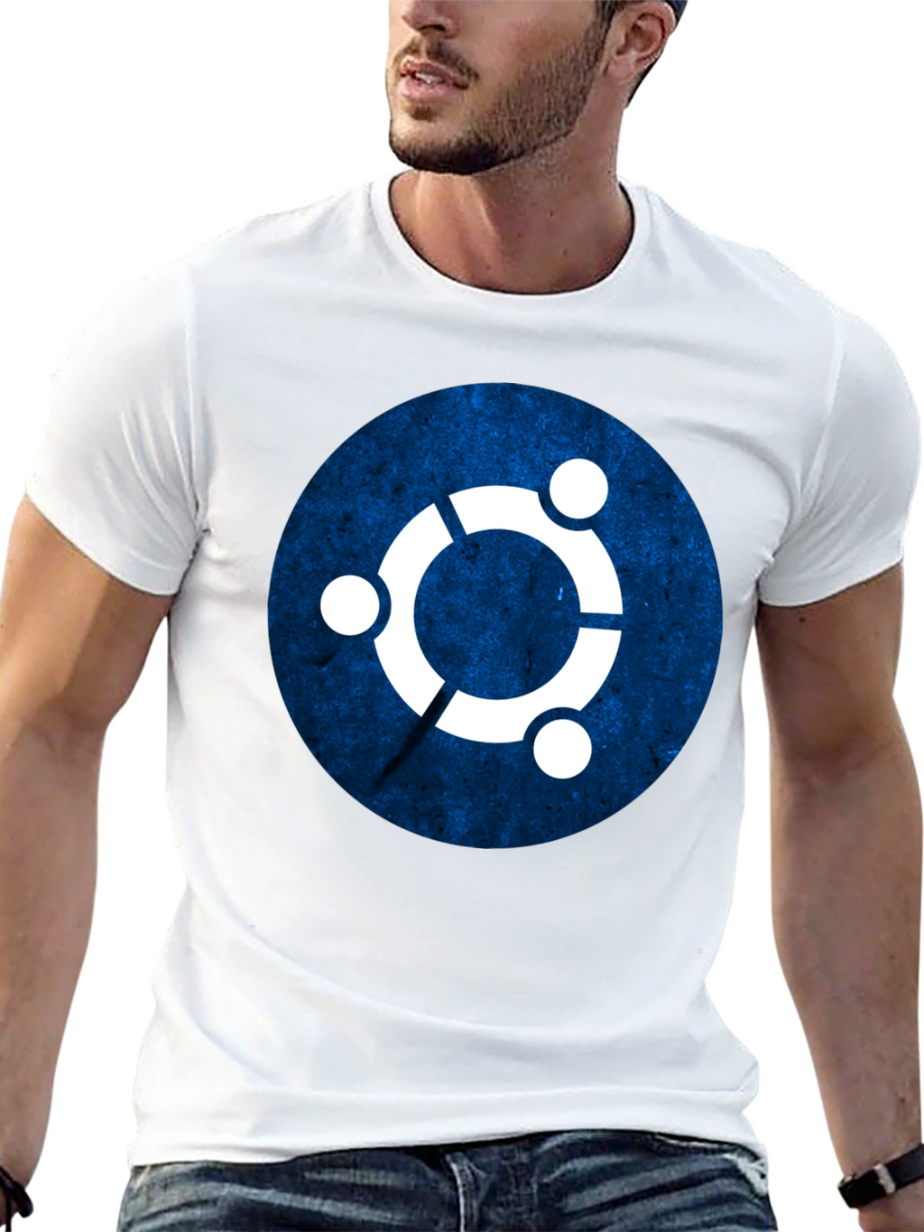 Ubuntu Logo T-Shirt - Black Graphic Tee