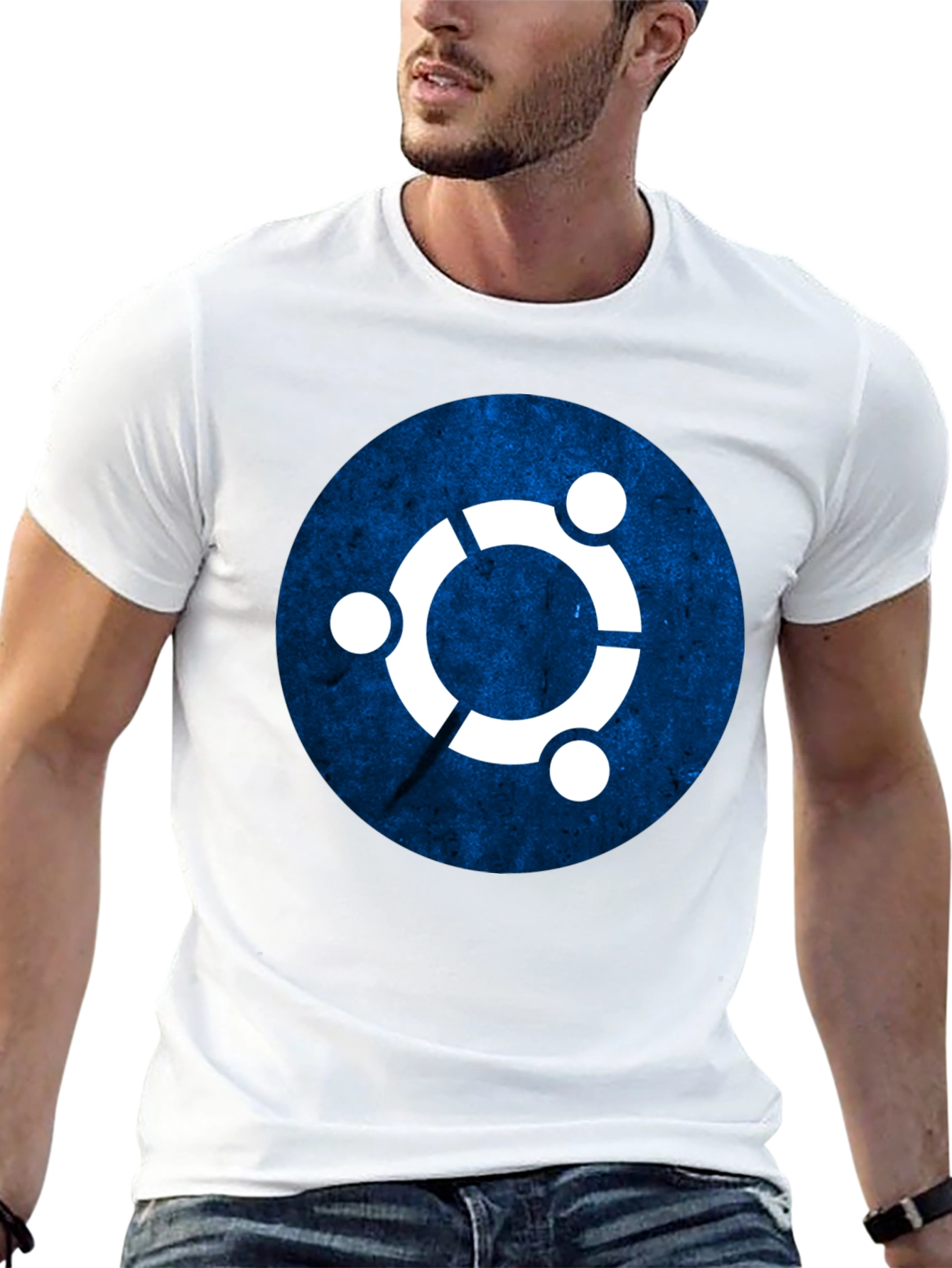 Ubuntu Logo T-Shirt - Black Graphic Tee