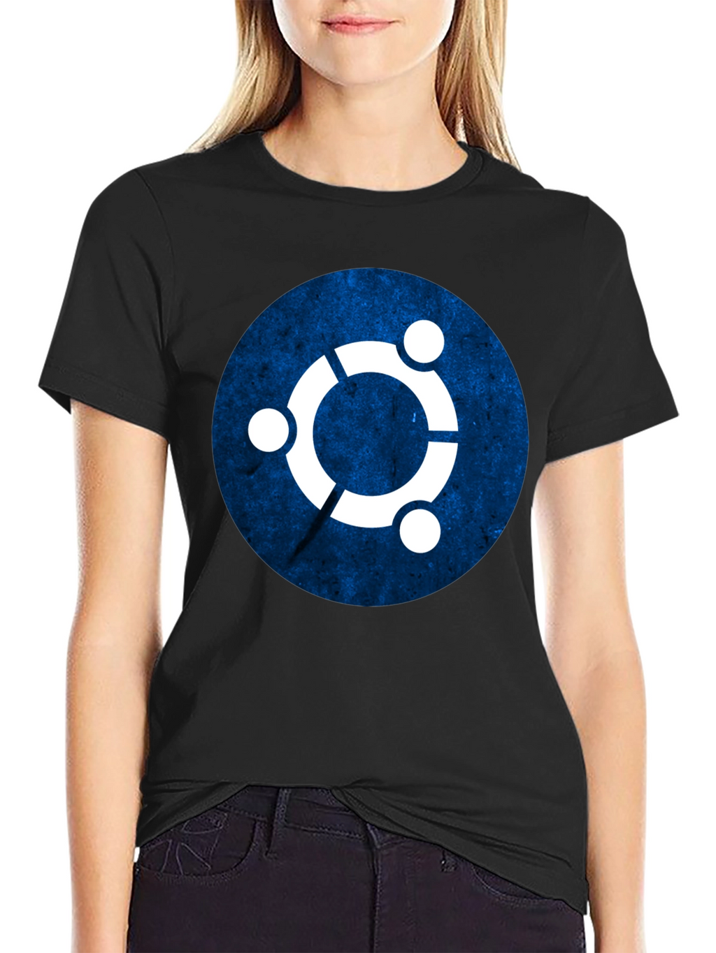Ubuntu Logo T-Shirt - Black Graphic Tee