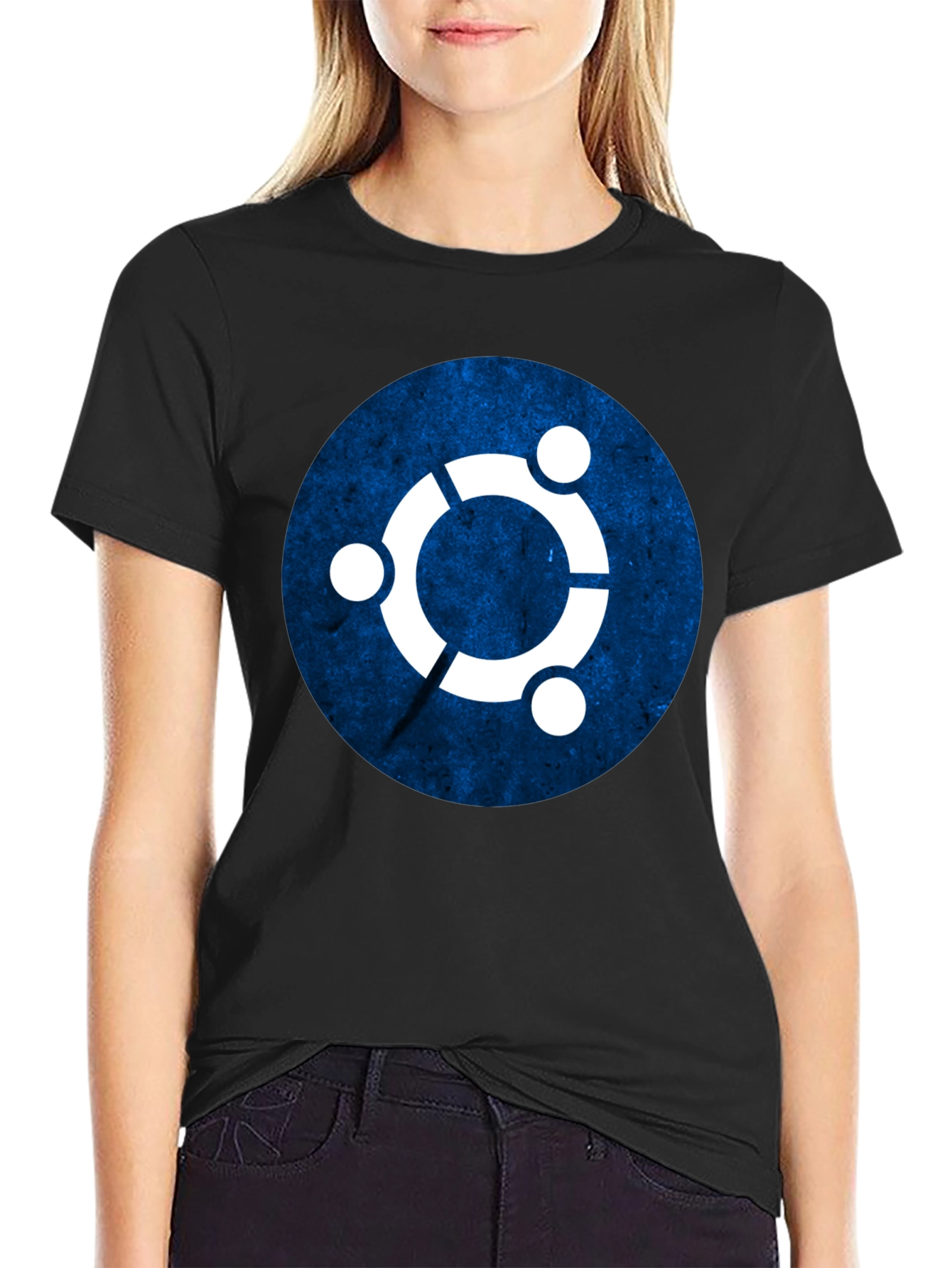 Ubuntu Logo T-Shirt - Black Graphic Tee