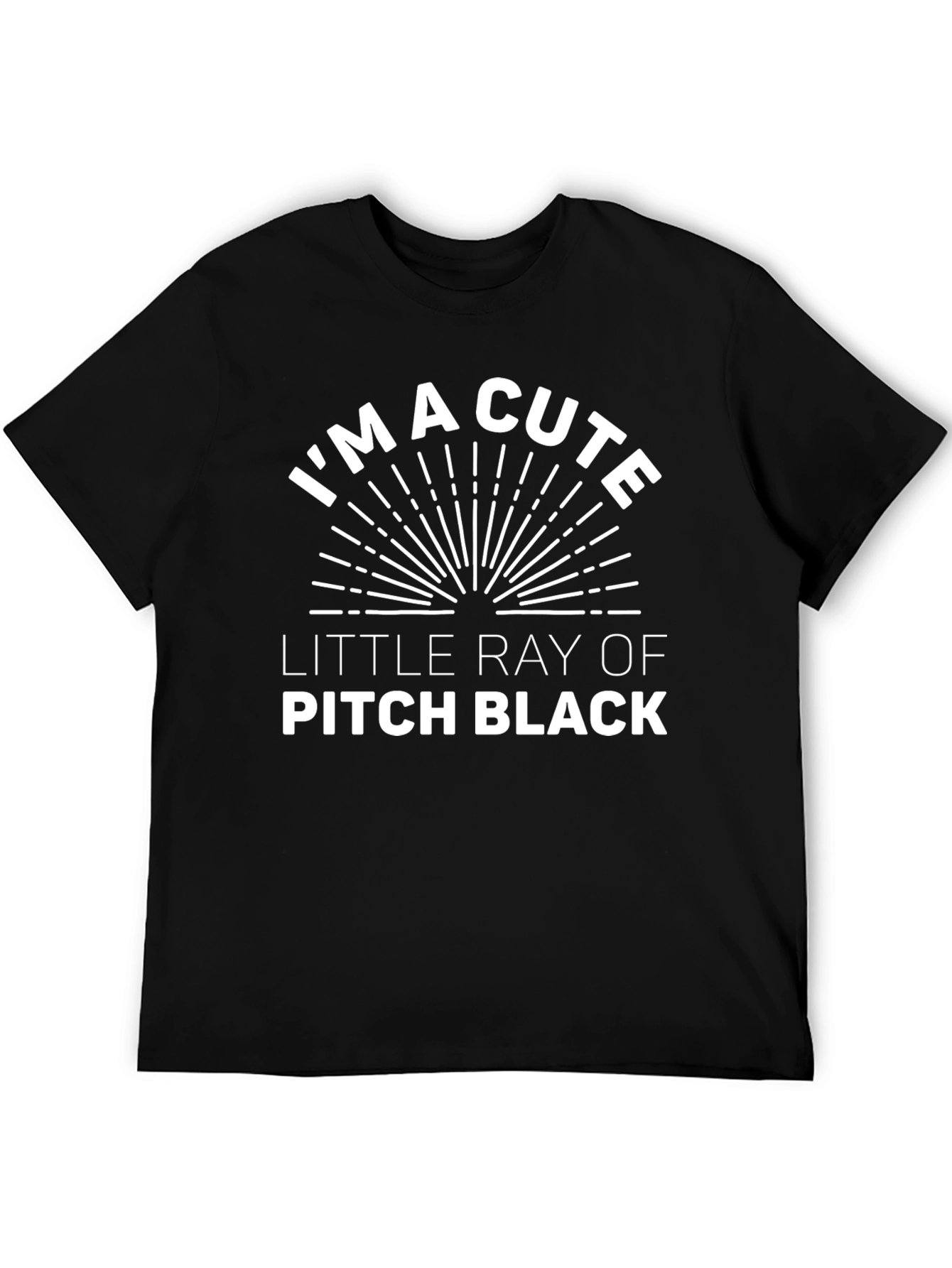 Cute Ray of Pitch Black Funny Graphic T-Shirt