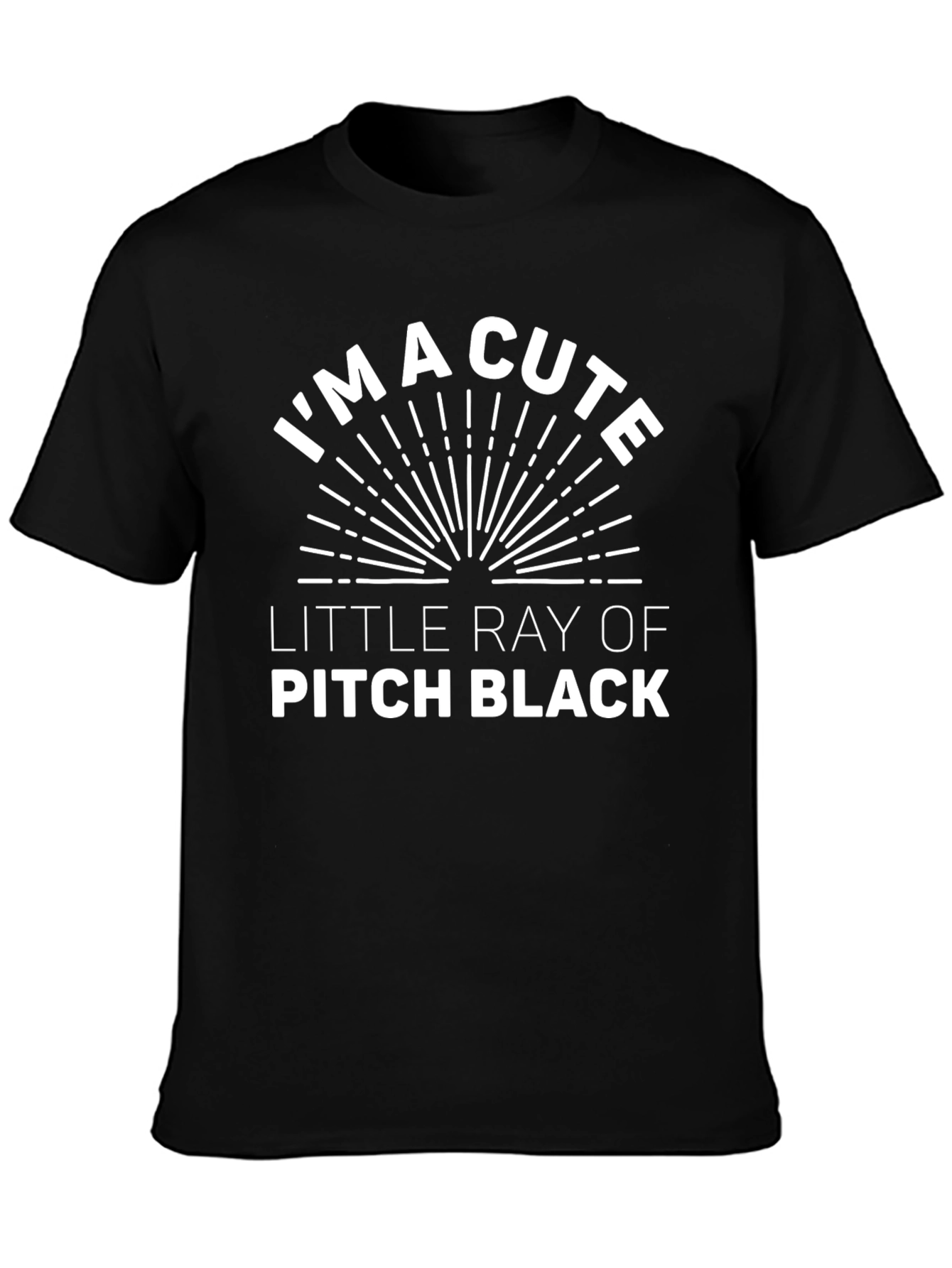Cute Ray of Pitch Black Funny Graphic T-Shirt