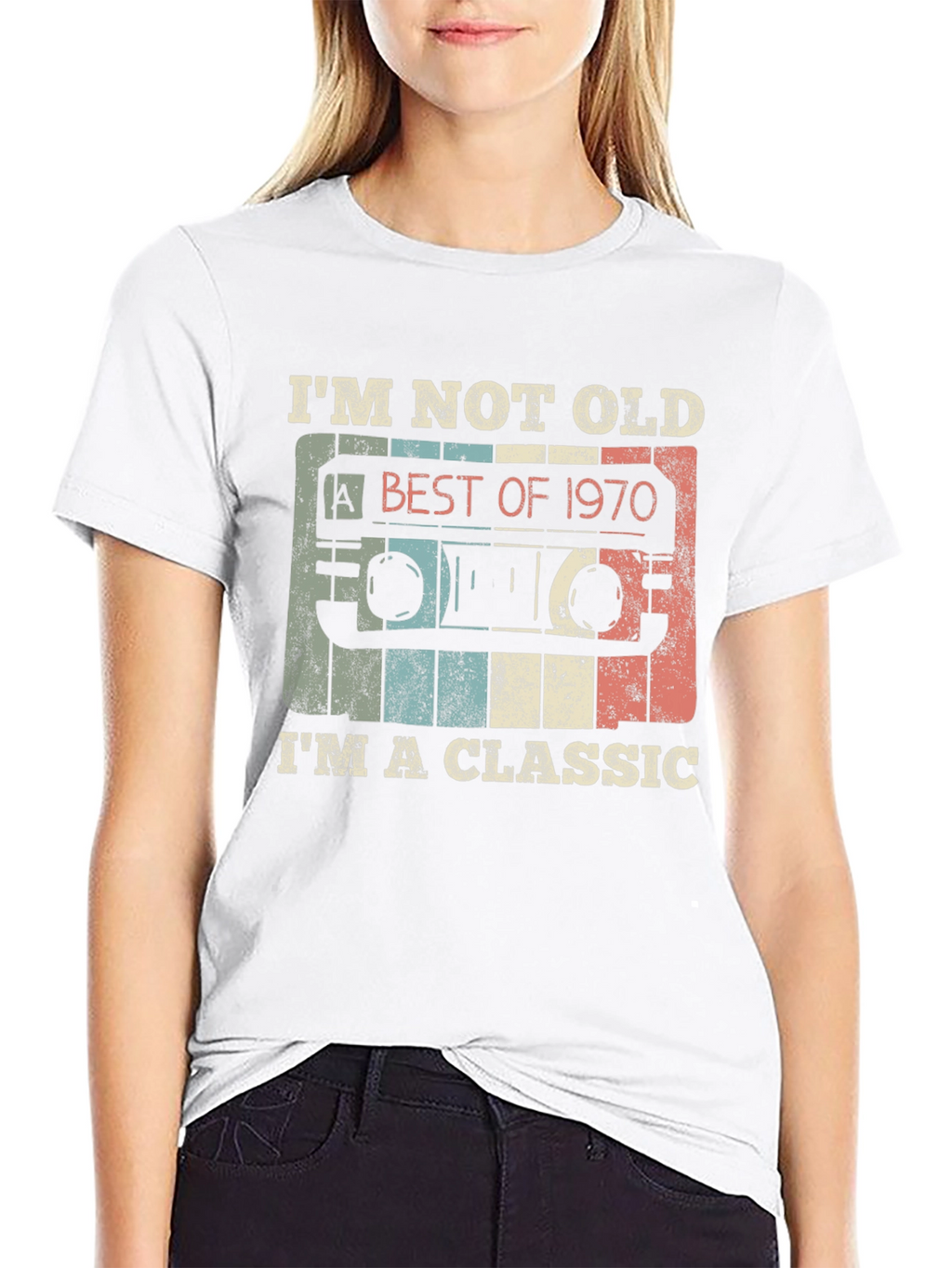Classic 1970 Cassette Tape Graphic T-Shirt