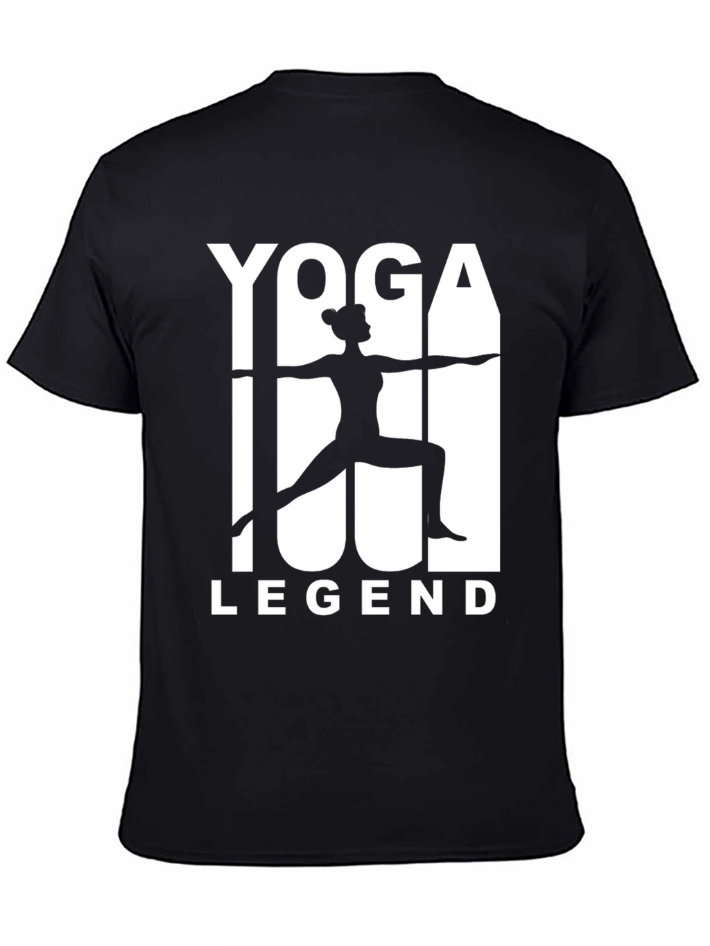 Yoga Legend Black Graphic T-Shirt