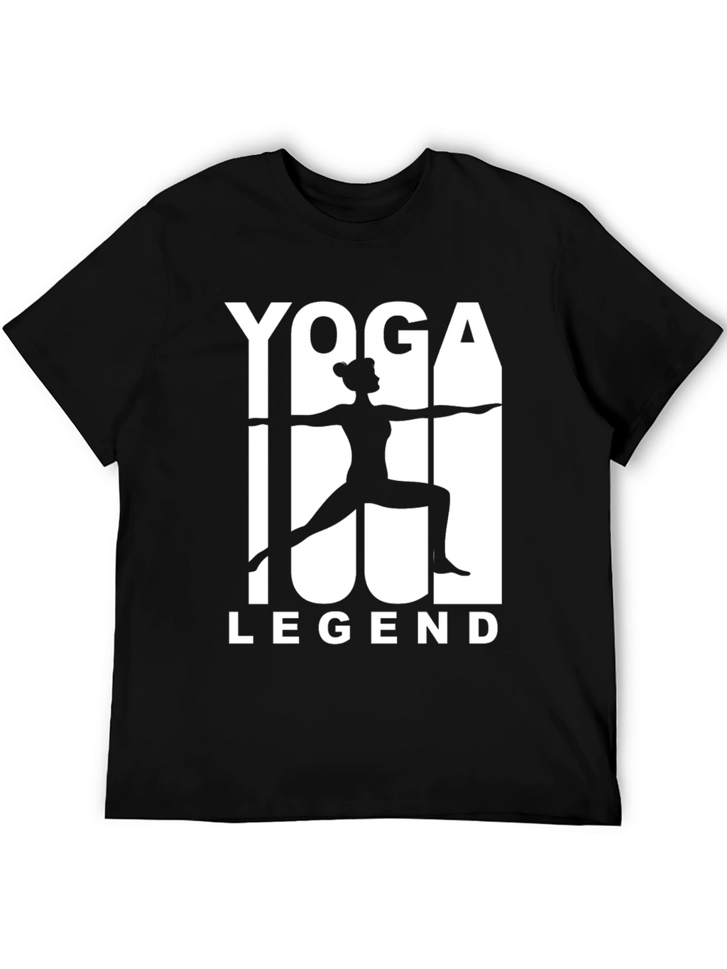 Yoga Legend Black Graphic T-Shirt