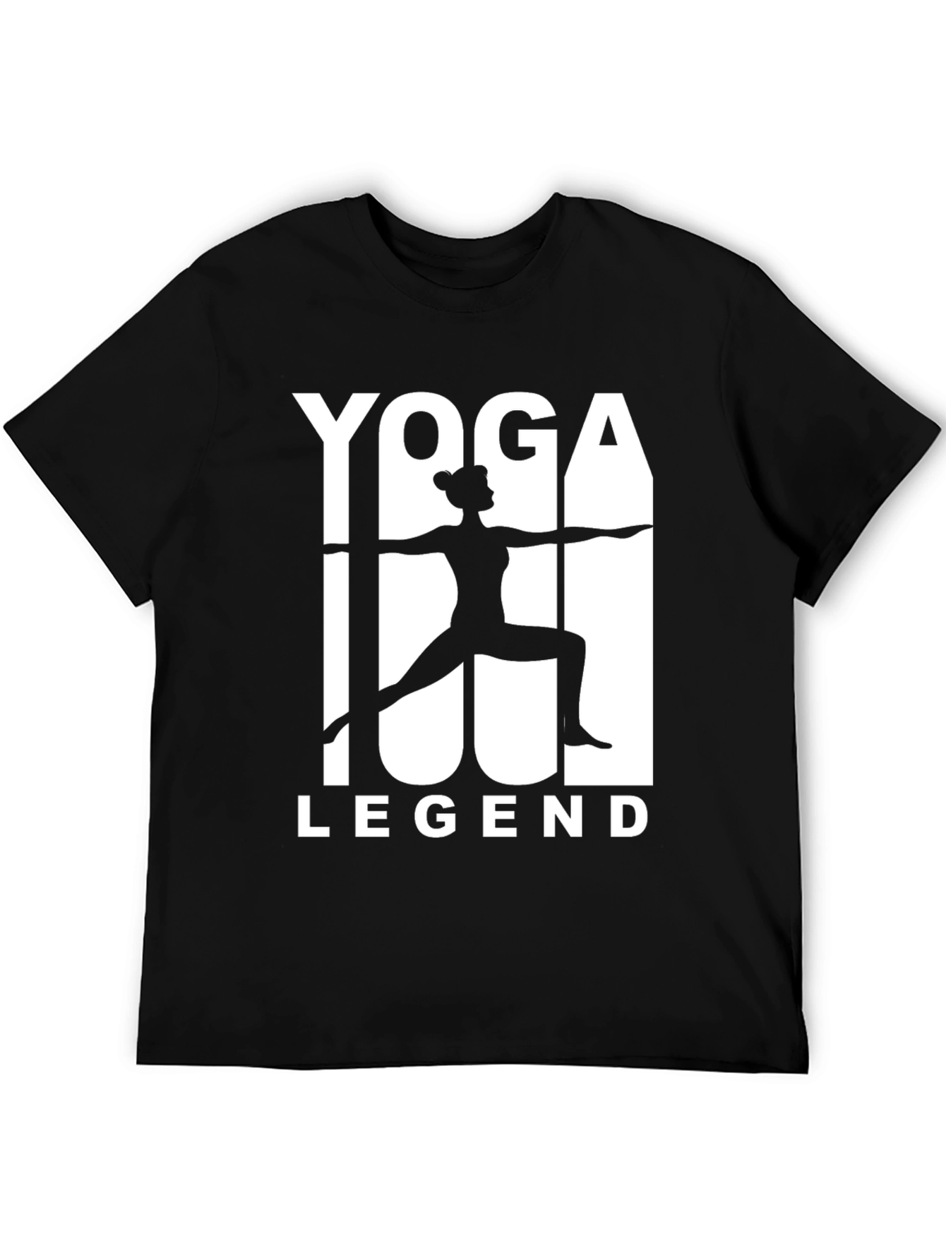 Yoga Legend Black Graphic T-Shirt