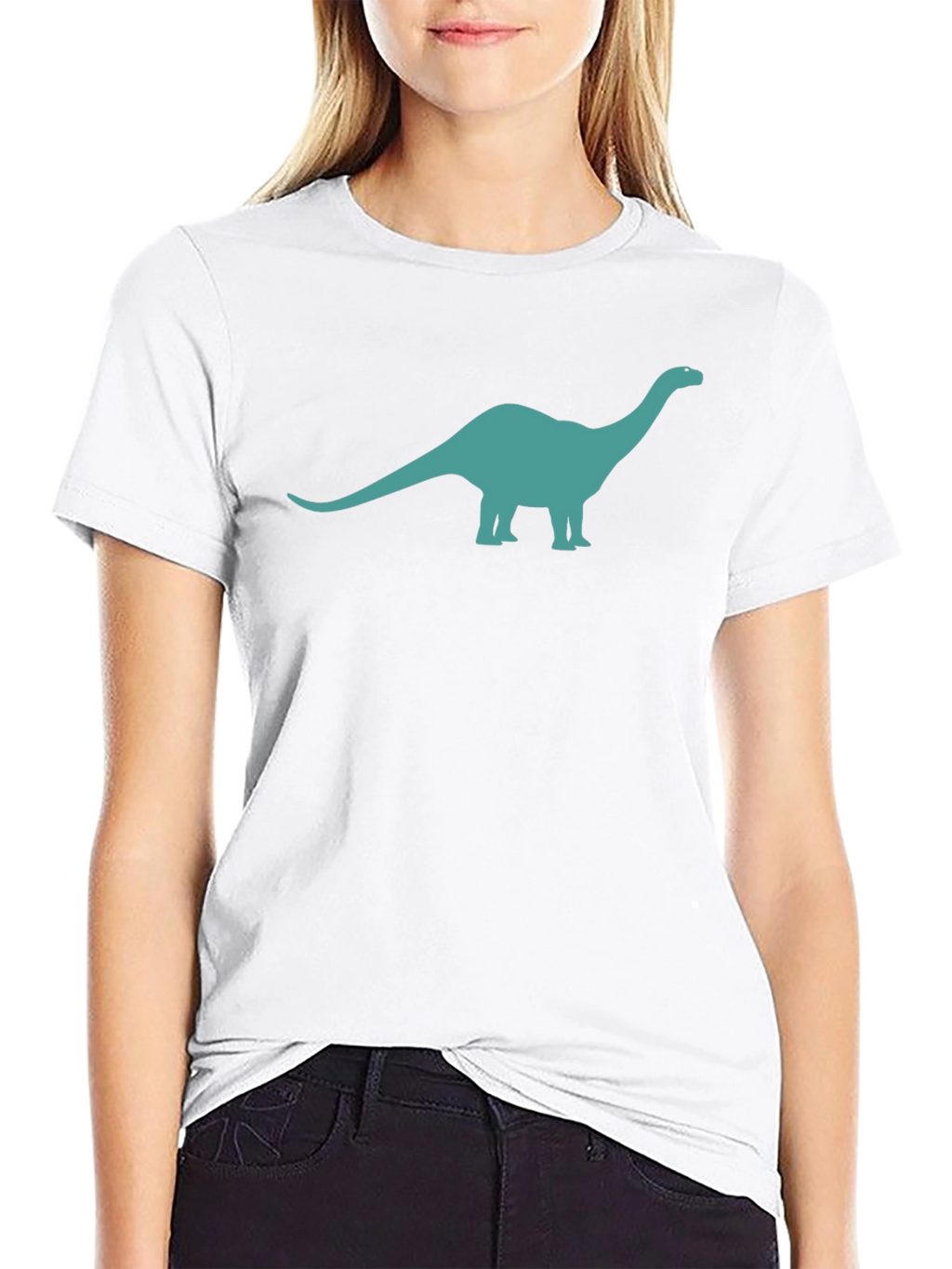 Dino Graphic Tee - Black Short Sleeve