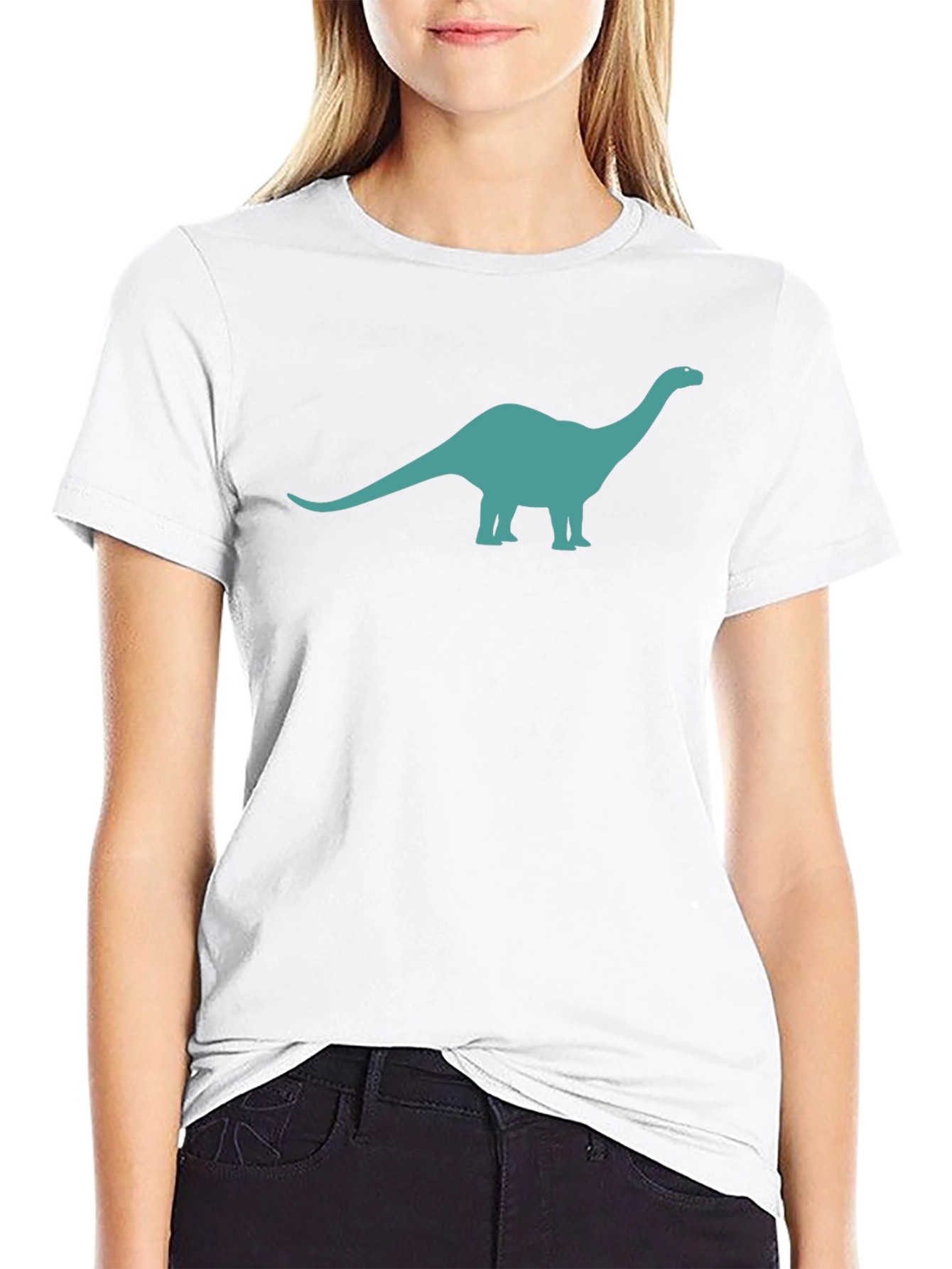 Dino Graphic Tee - Black Short Sleeve