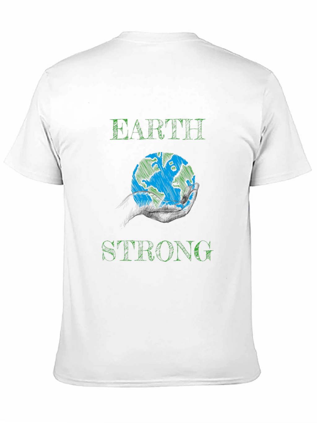 Earth Strong Graphic Tee - Eco-Friendly Design