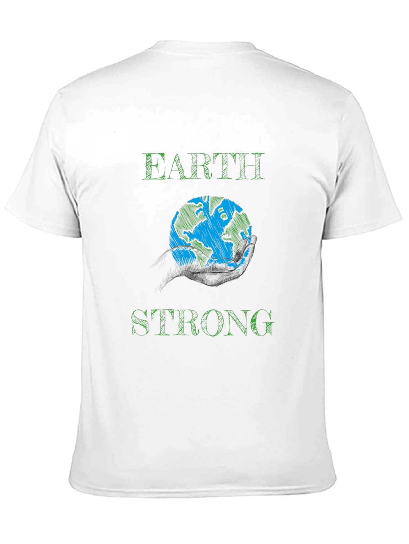 Earth Strong Graphic Tee - Eco-Friendly Design