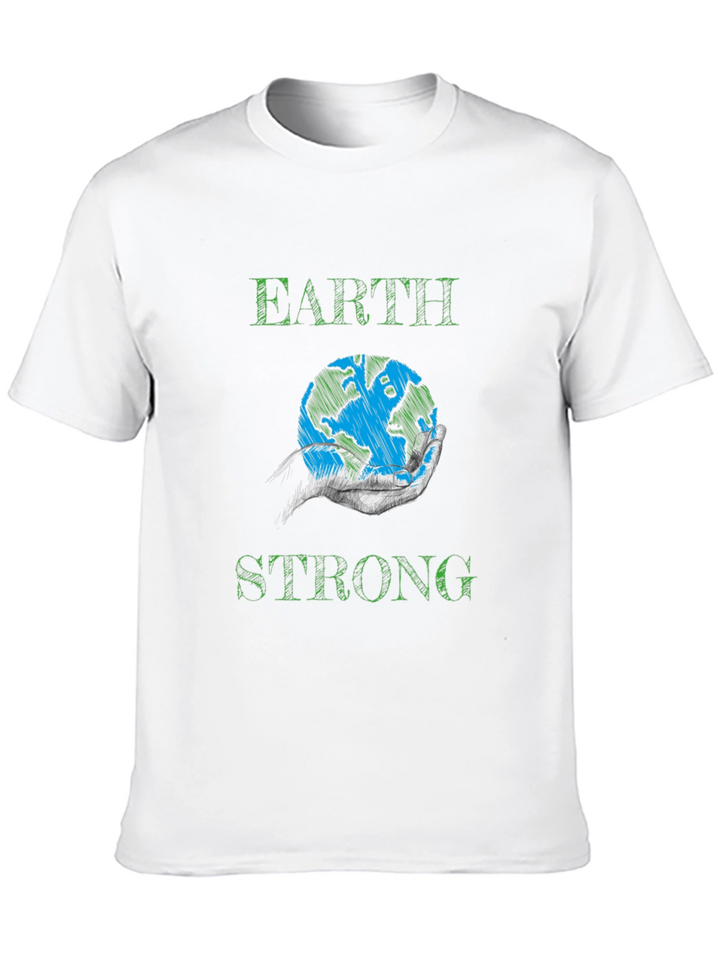 Earth Strong Graphic Tee - Eco-Friendly Design