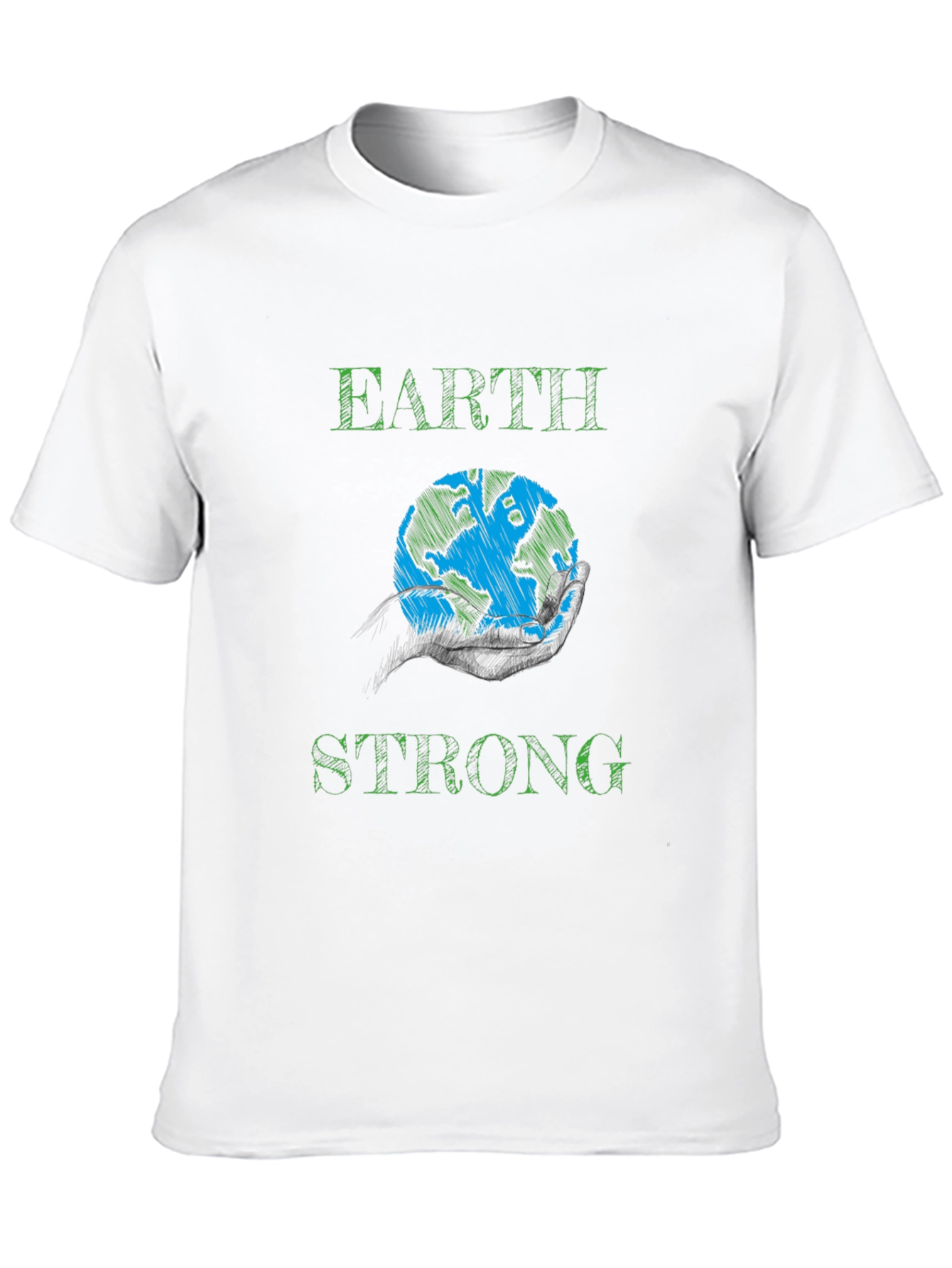 Earth Strong Graphic Tee - Eco-Friendly Design