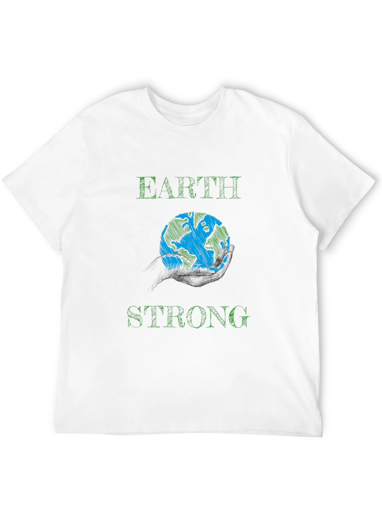 Earth Strong Graphic Tee - Eco-Friendly Design