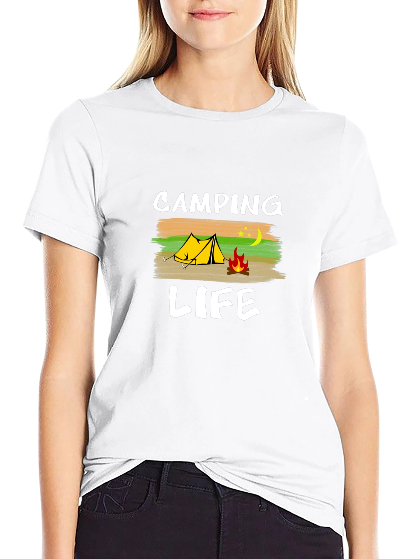 Camping Life Graphic Tee - Outdoor Adventure Shirt