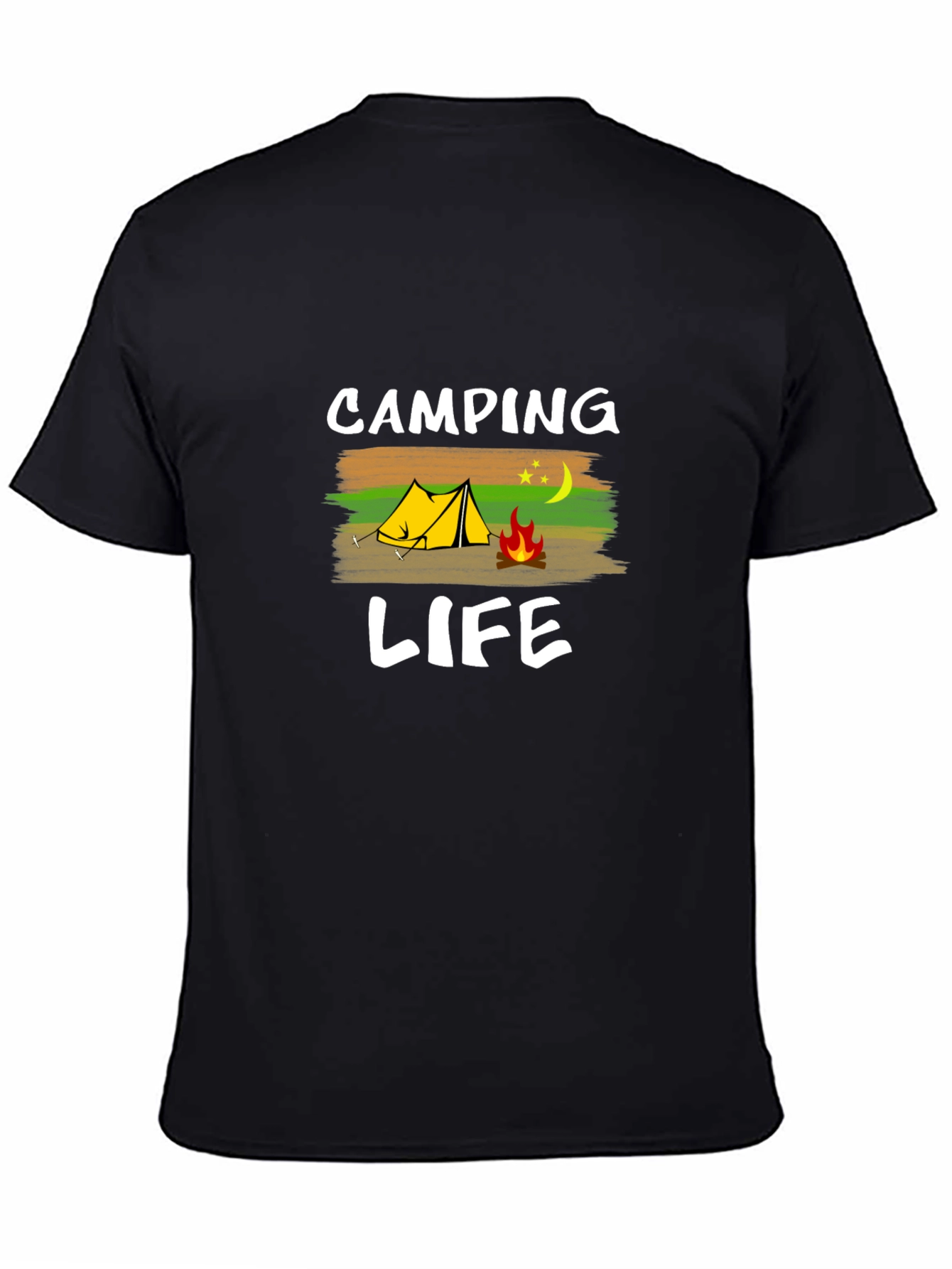 Camping Life Graphic Tee - Outdoor Adventure Shirt