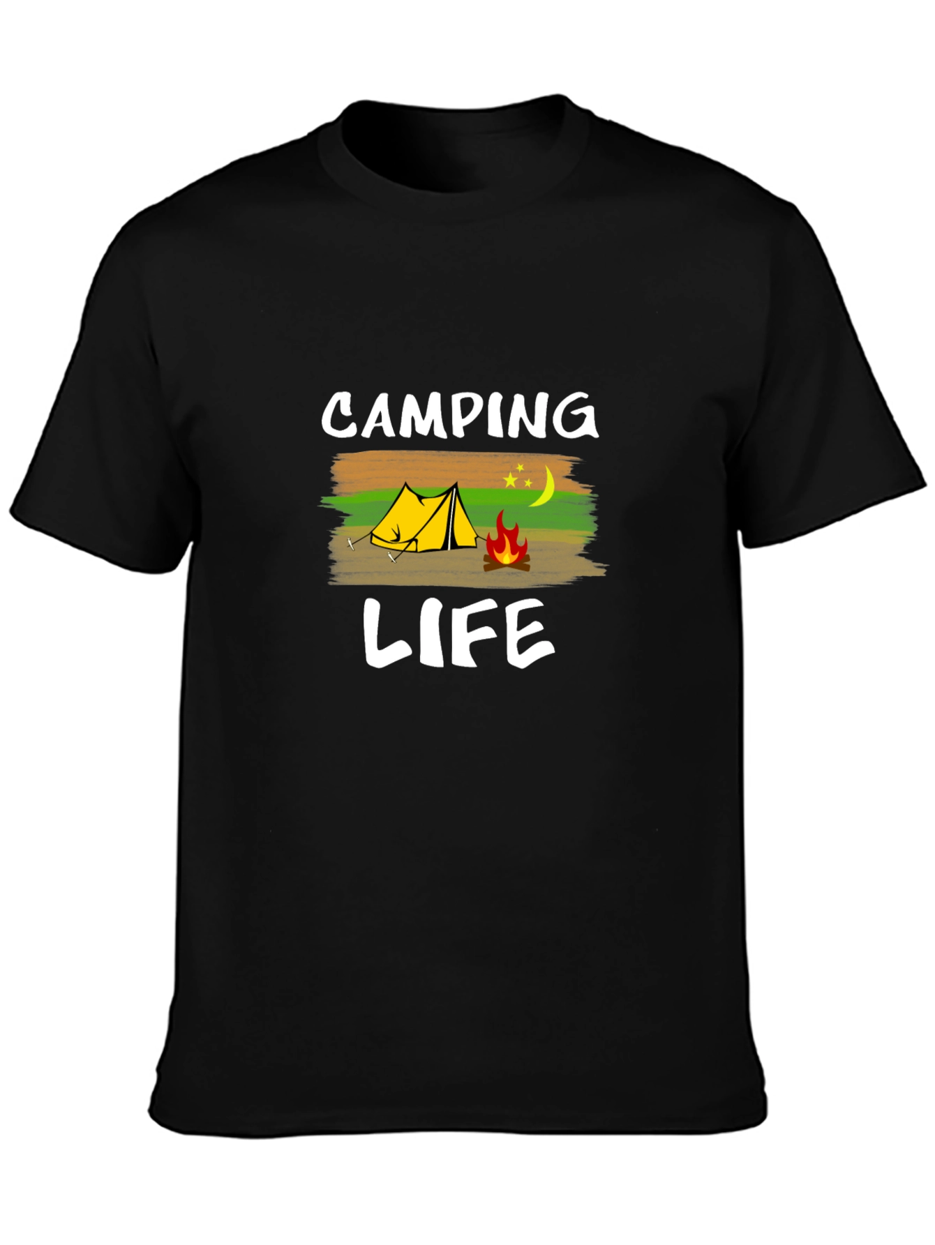 Camping Life Graphic Tee - Outdoor Adventure Shirt