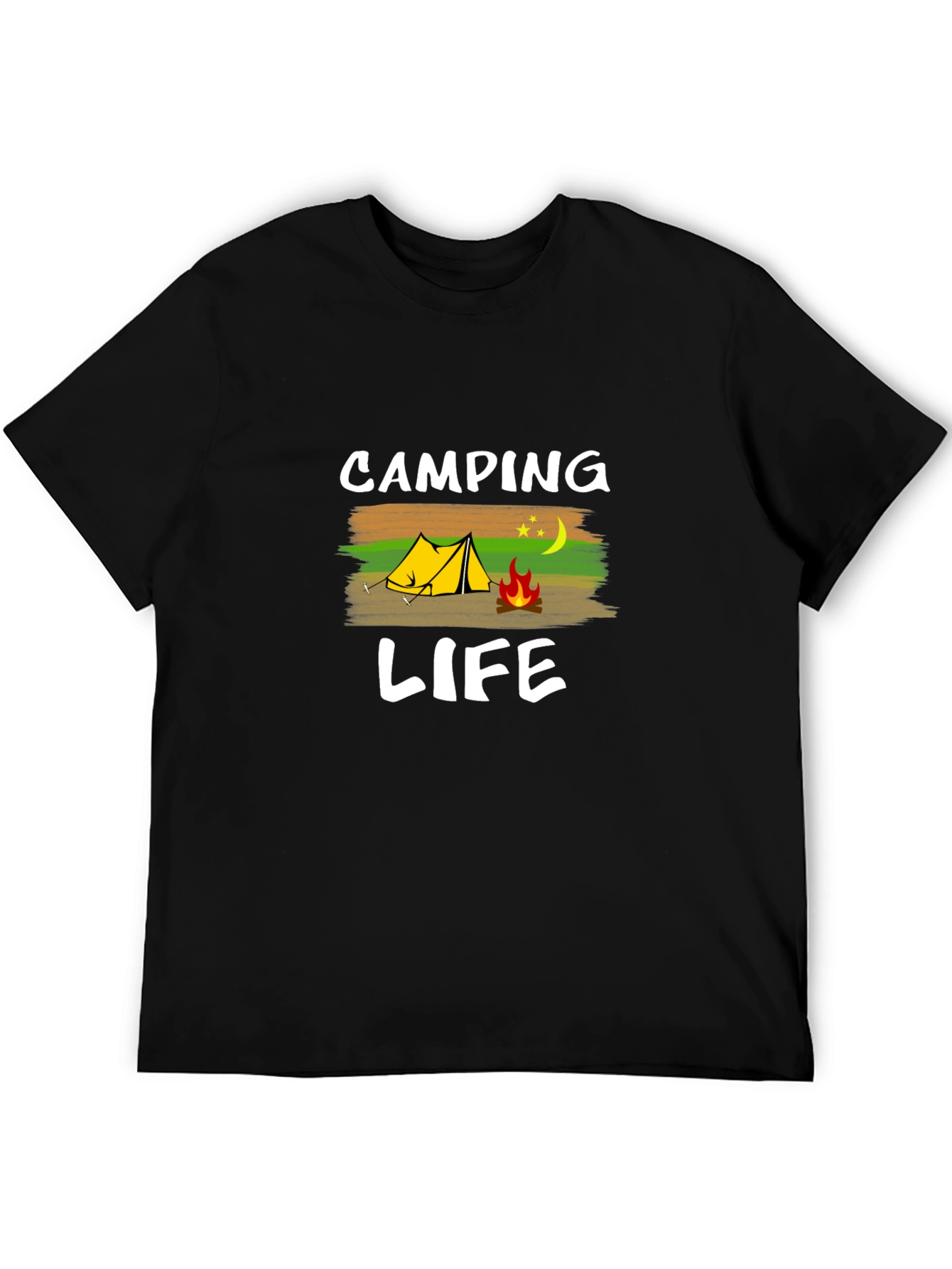 Camping Life Graphic Tee - Outdoor Adventure Shirt