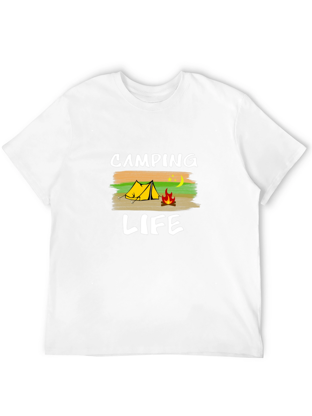 Camping Life Graphic Tee - Outdoor Adventure Shirt