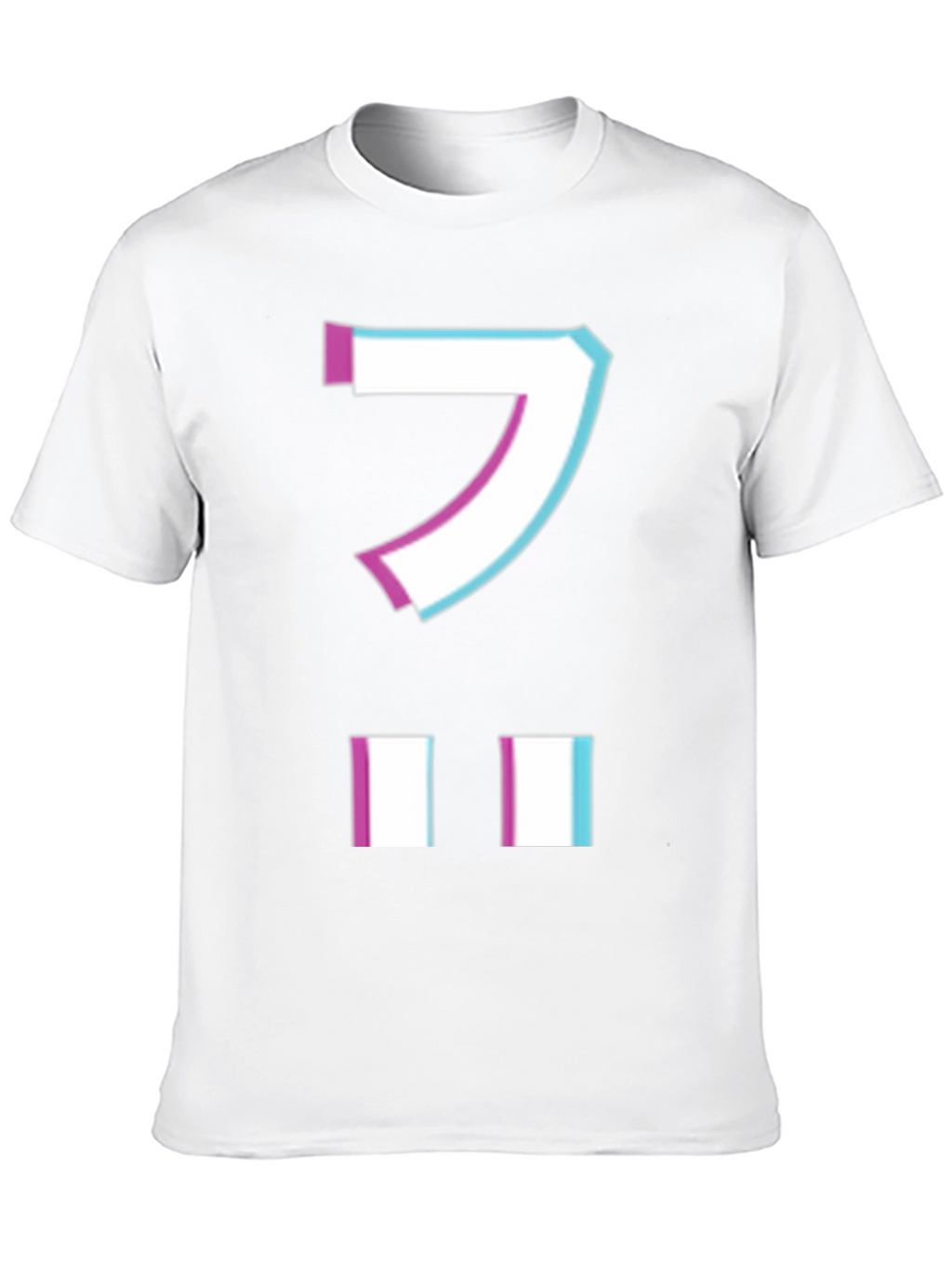 Retro Japanese Character Graphic Tee - Black
