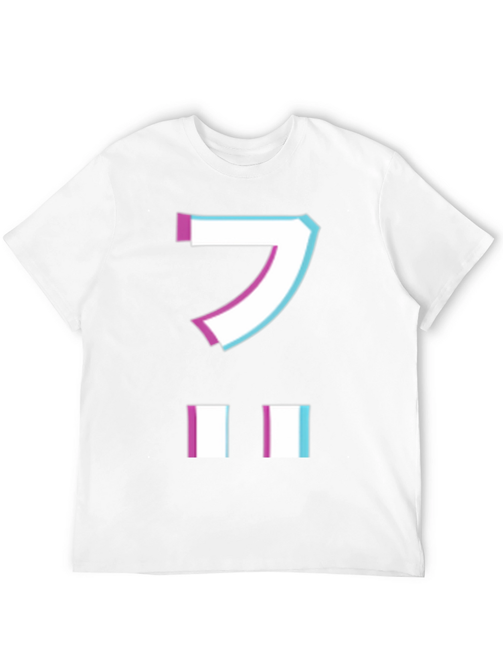 Retro Japanese Character Graphic Tee - Black