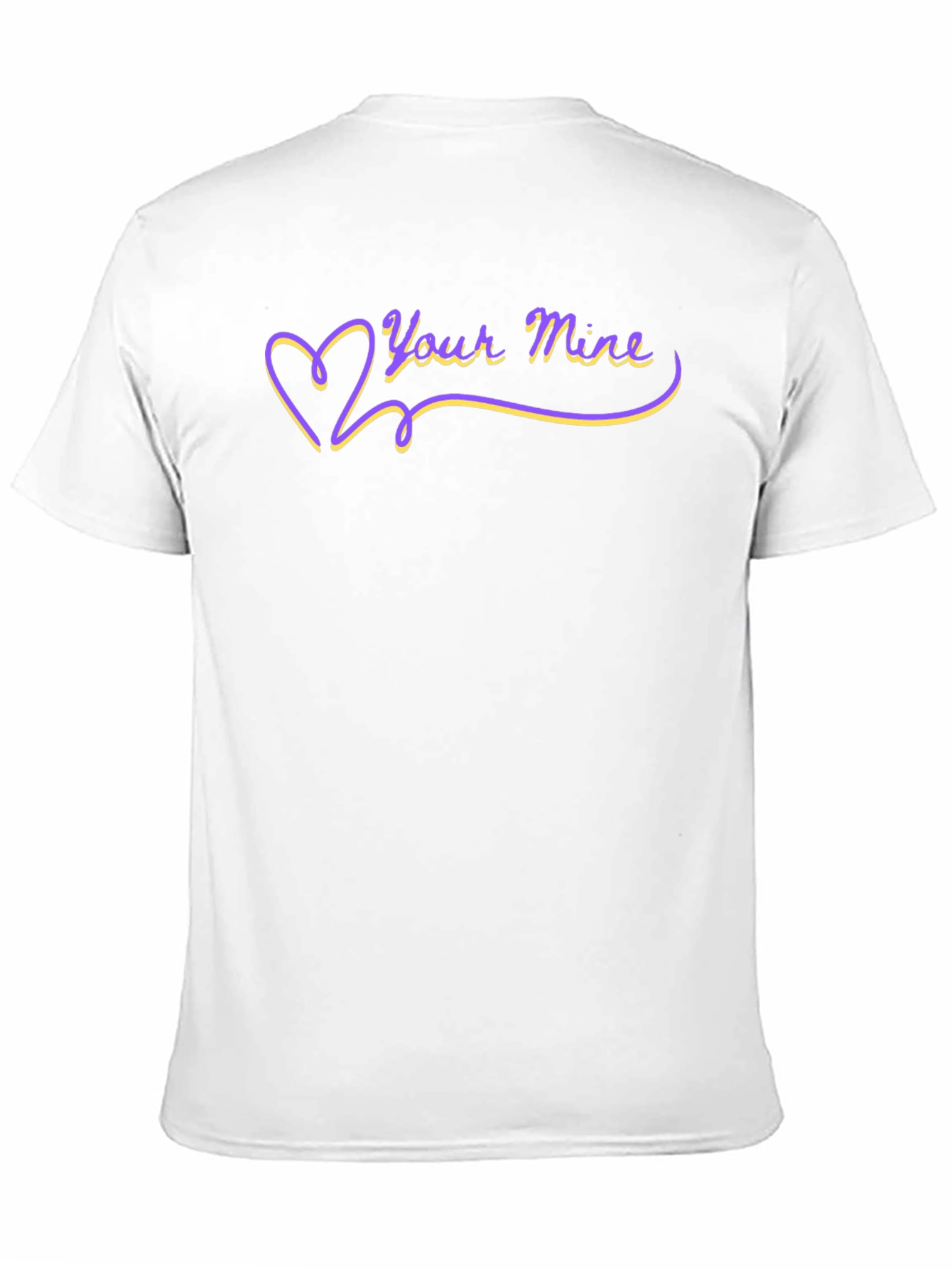 Your Mine Heart Graphic Tee - Black