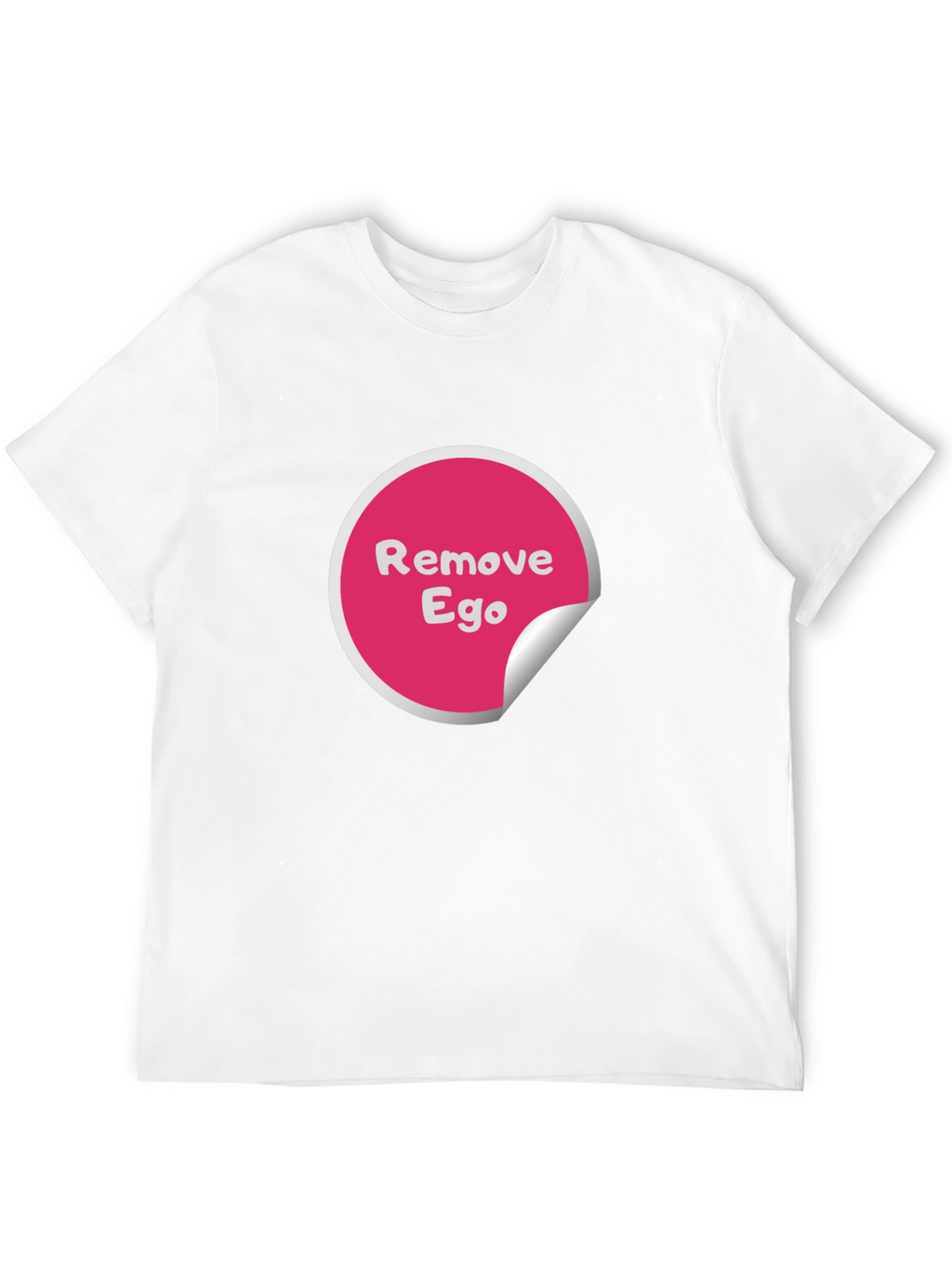 Remove Ego Black Tee - Awareness & Style
