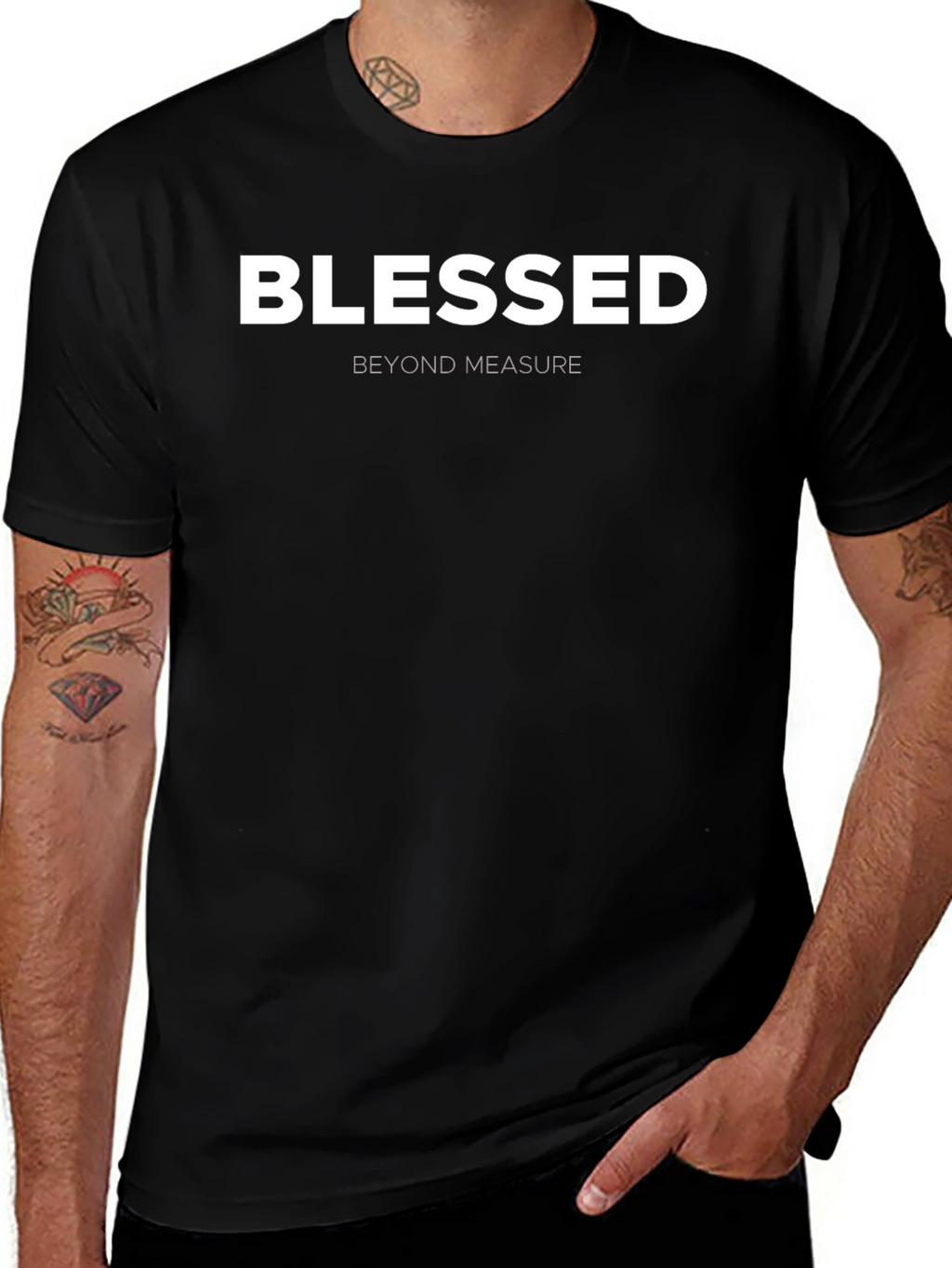 Blessed Beyond Measure Black T-Shirt