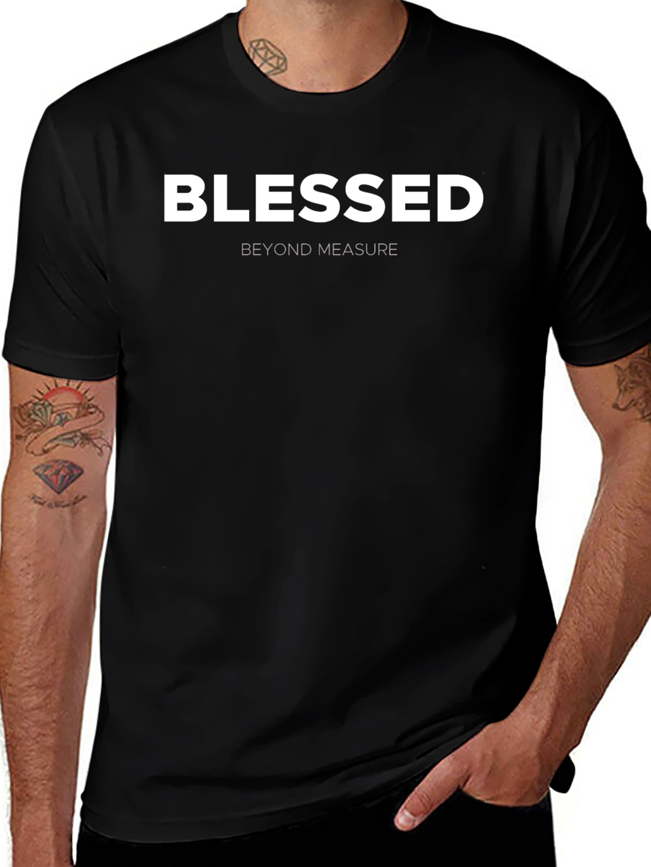 Blessed Beyond Measure Black T-Shirt