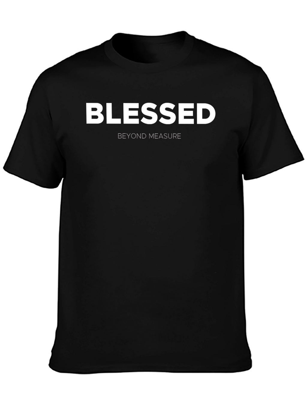 Blessed Beyond Measure Black T-Shirt
