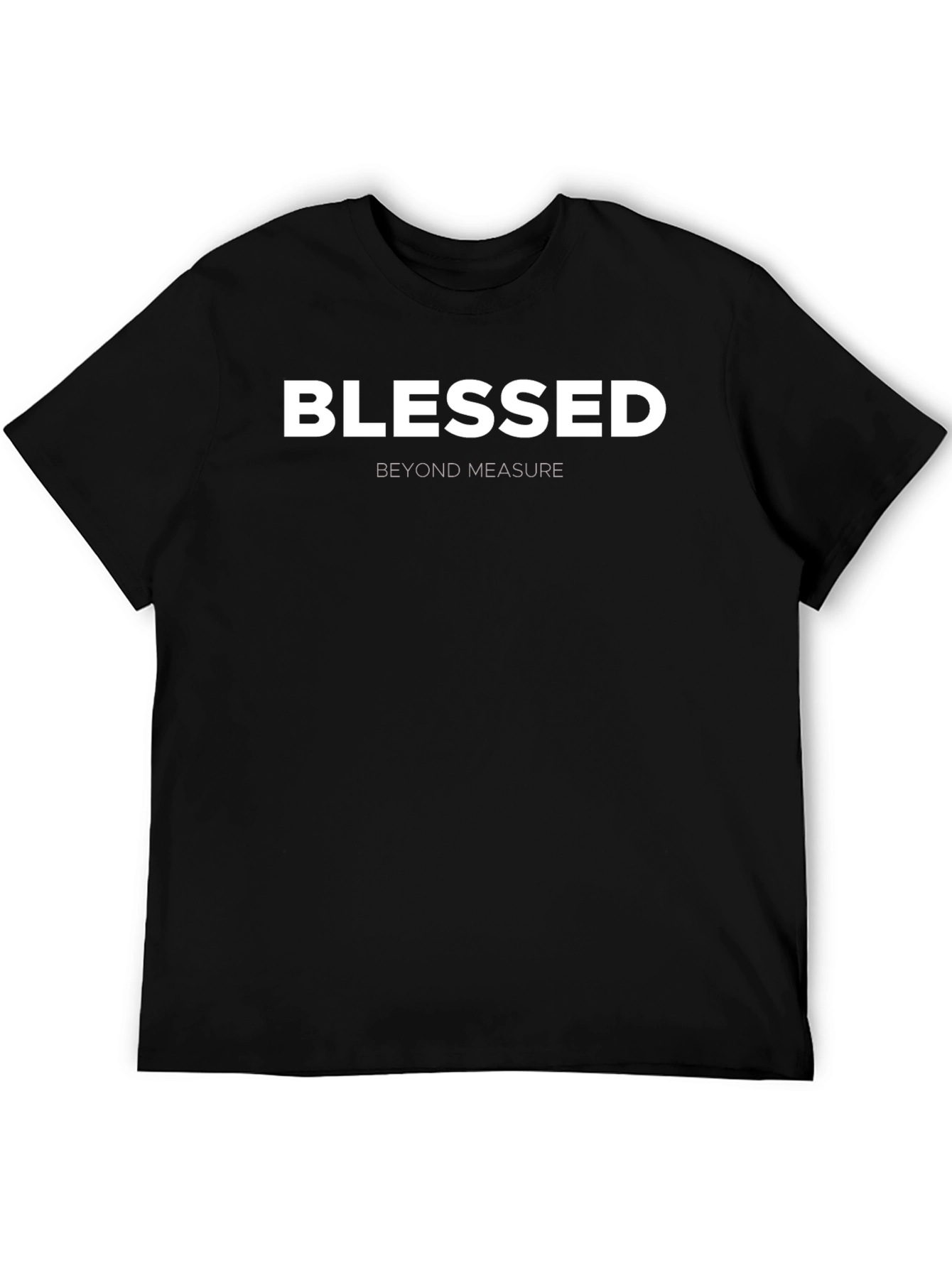 Blessed Beyond Measure Black T-Shirt