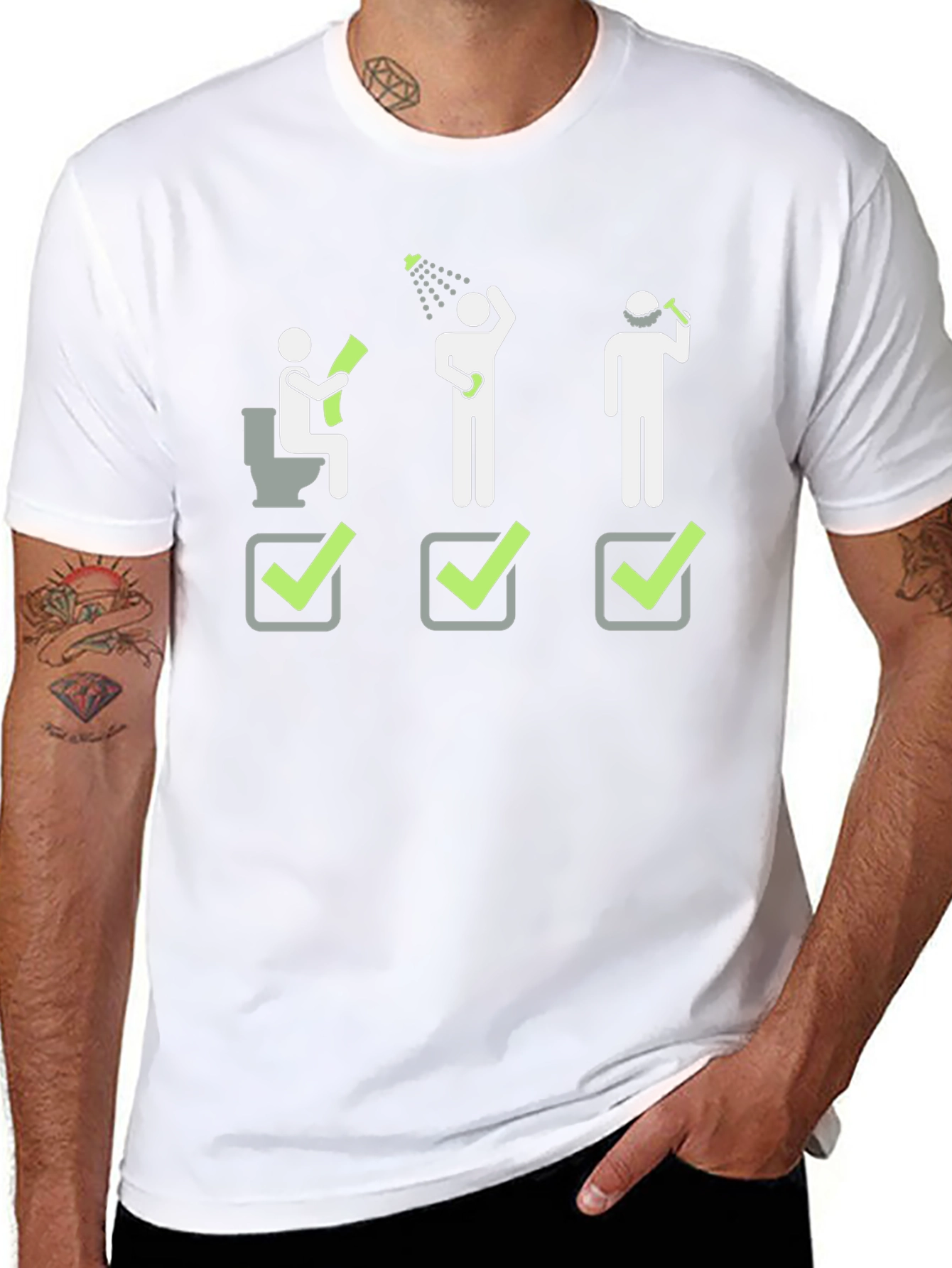 Funny Daily Routine T-Shirt
