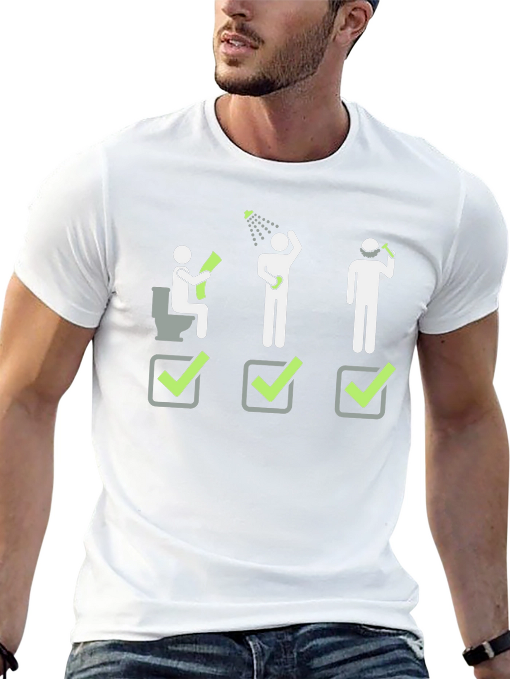 Funny Daily Routine T-Shirt