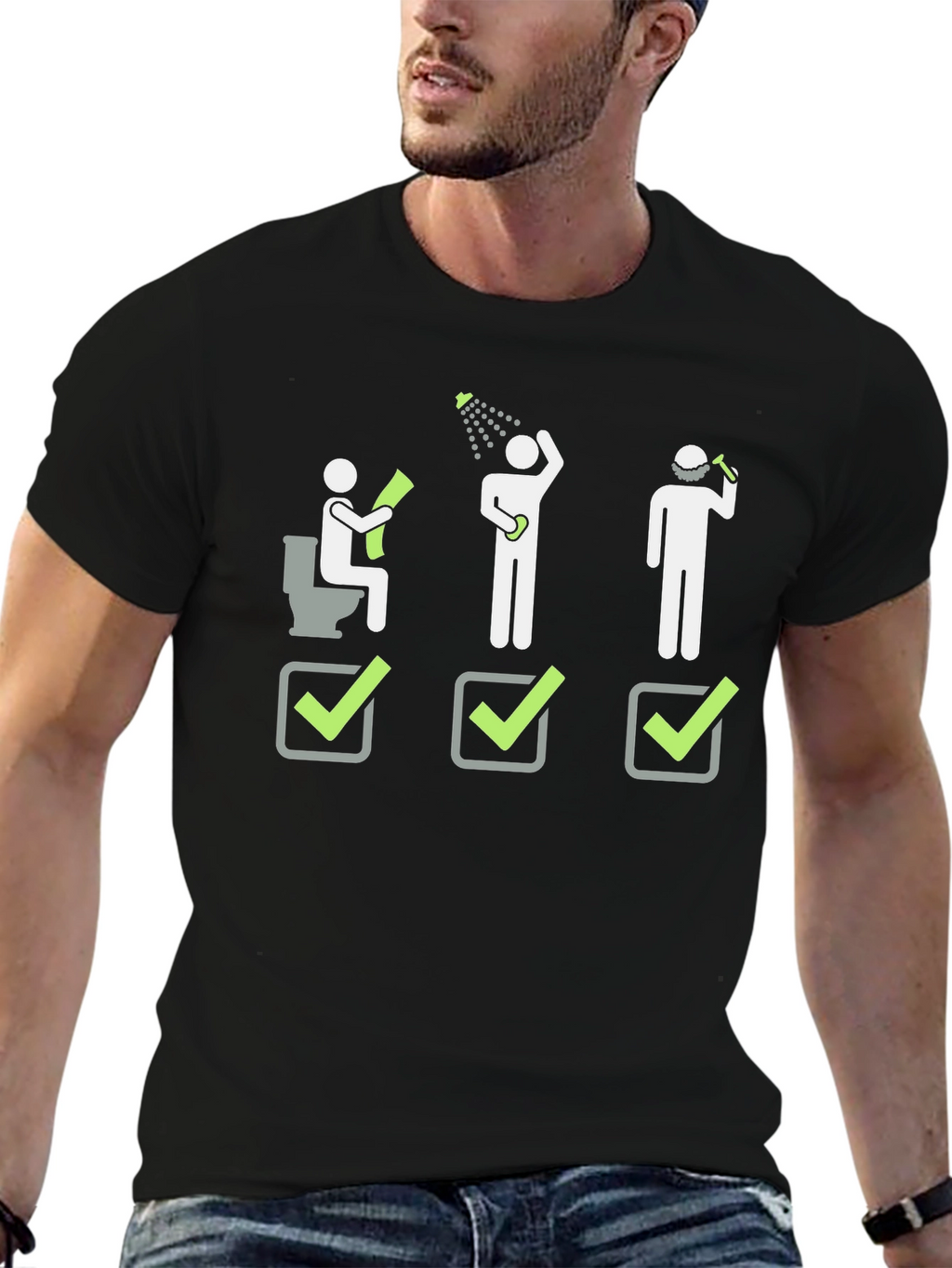 Funny Daily Routine T-Shirt