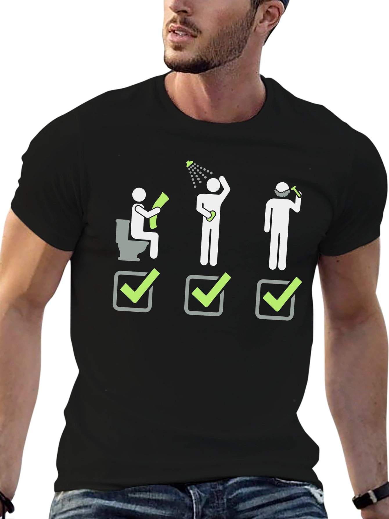 Funny Daily Routine T-Shirt