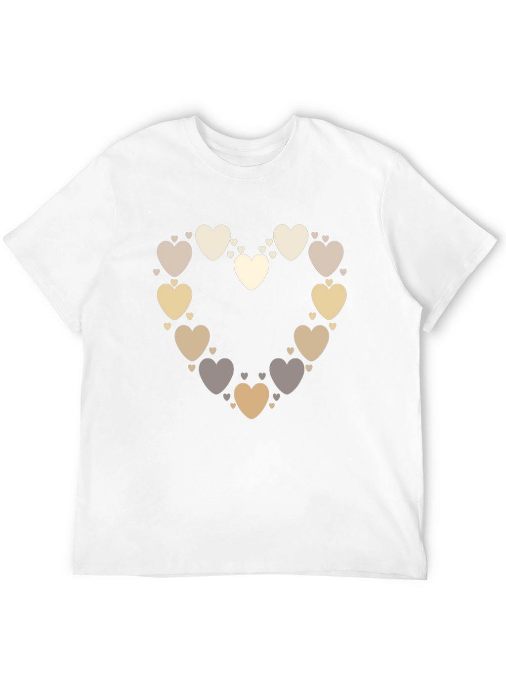 Heart of Hearts Graphic Tee - Black Casual Shirt