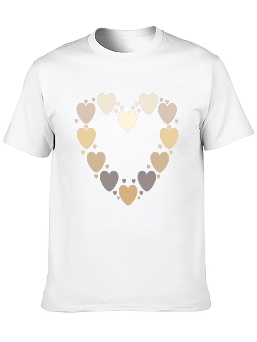 Heart of Hearts Graphic Tee - Black Casual Shirt