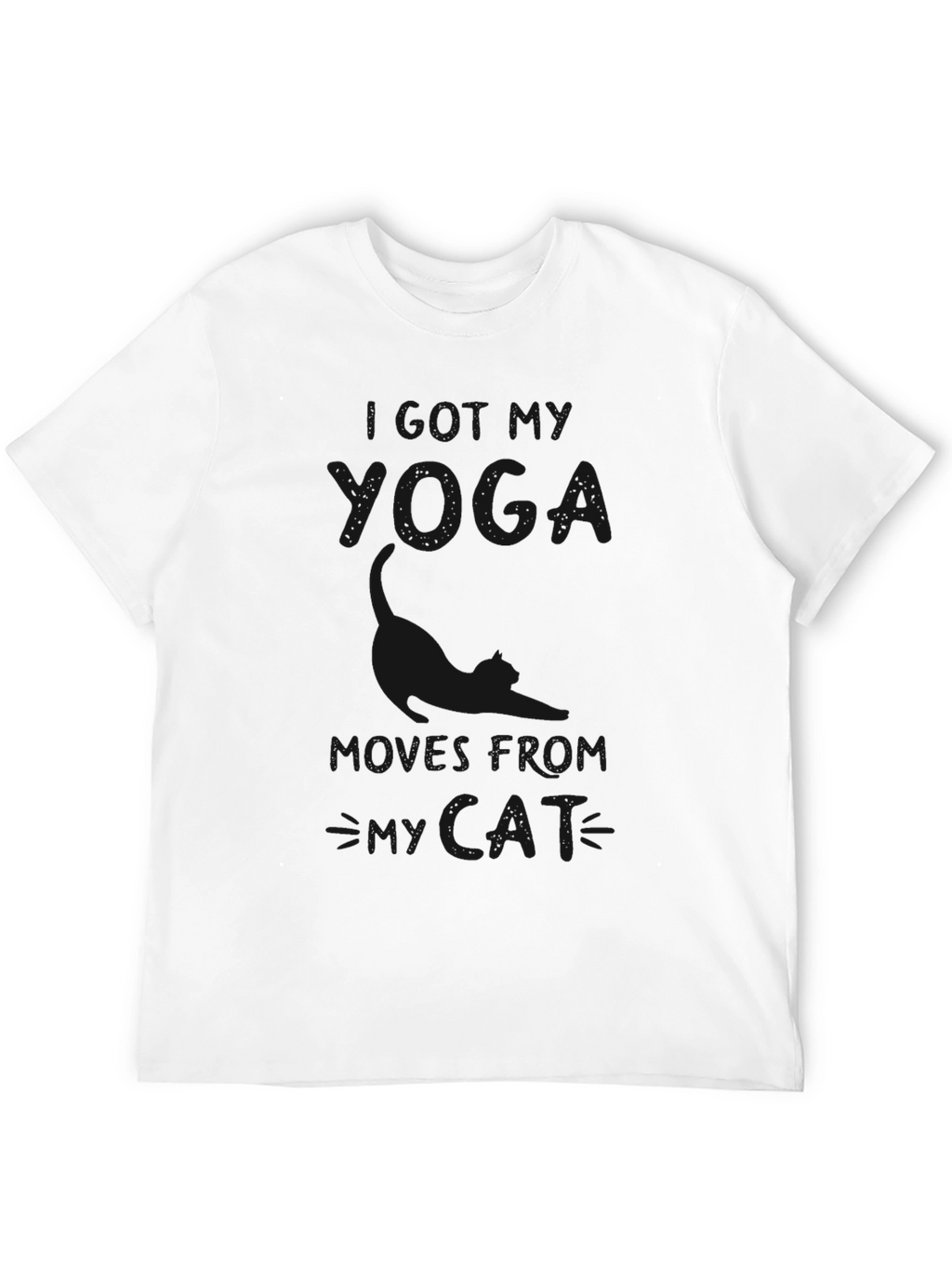 Black Move From My Cat Graphic Tee