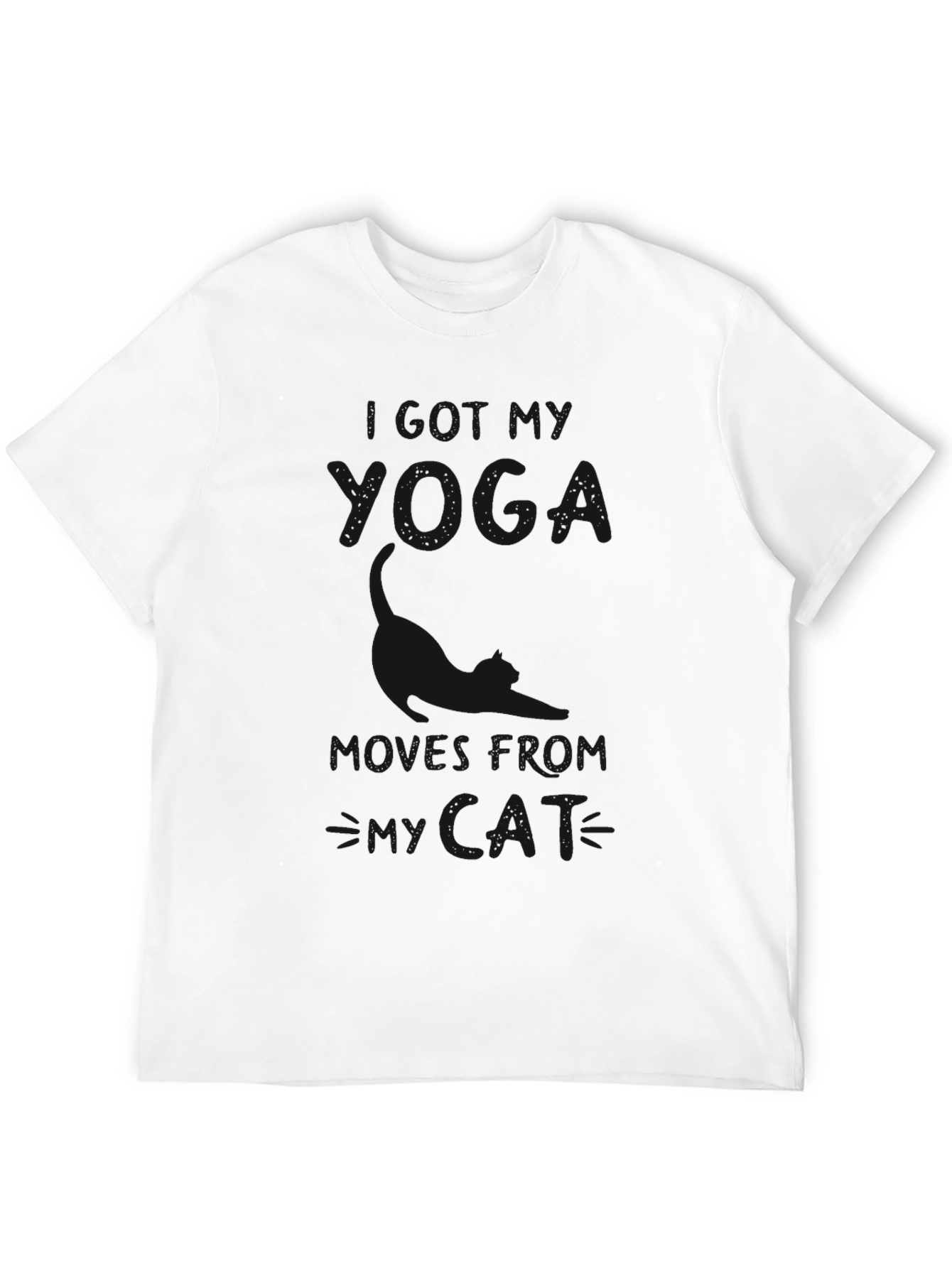 Black Move From My Cat Graphic Tee