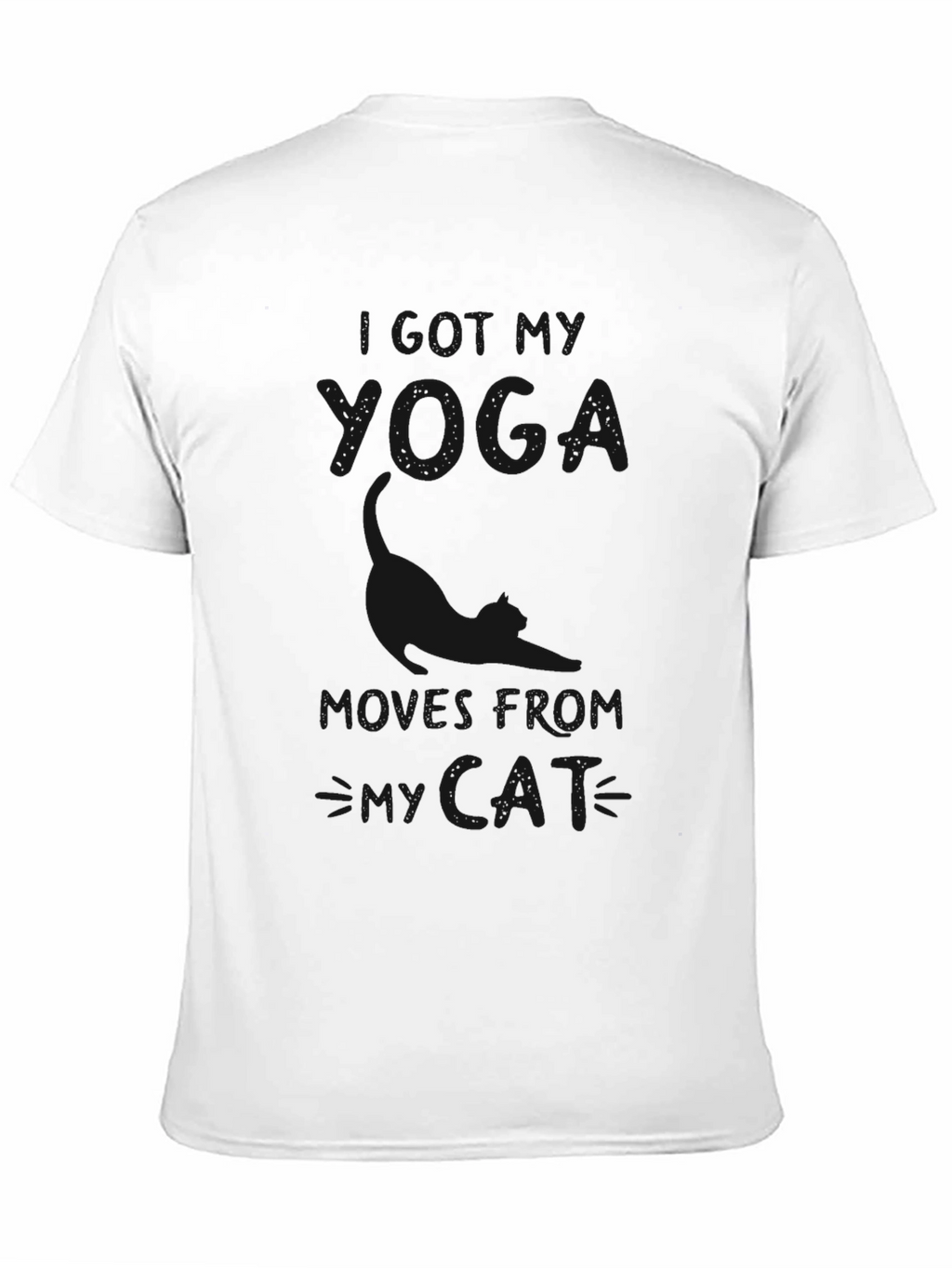 Black Move From My Cat Graphic Tee