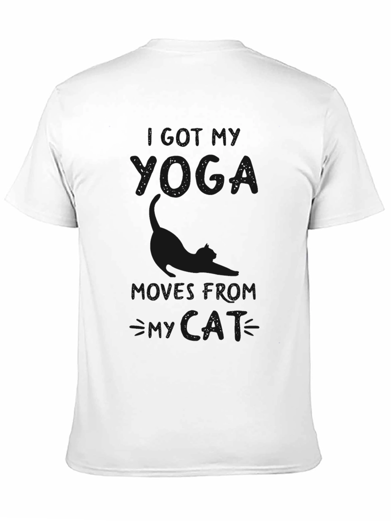 Black Move From My Cat Graphic Tee