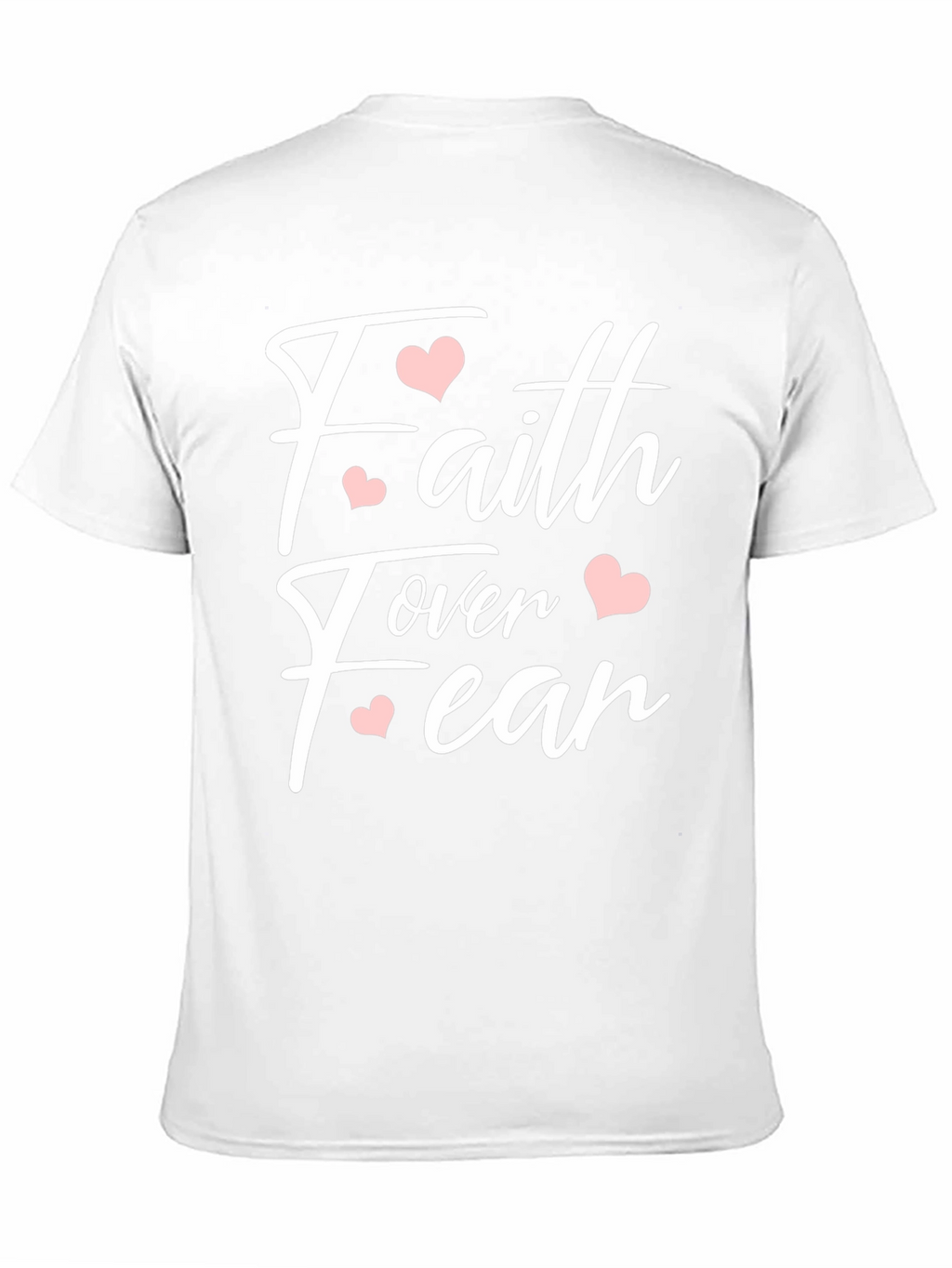 Faith Over Fear Heart Graphic T-Shirt