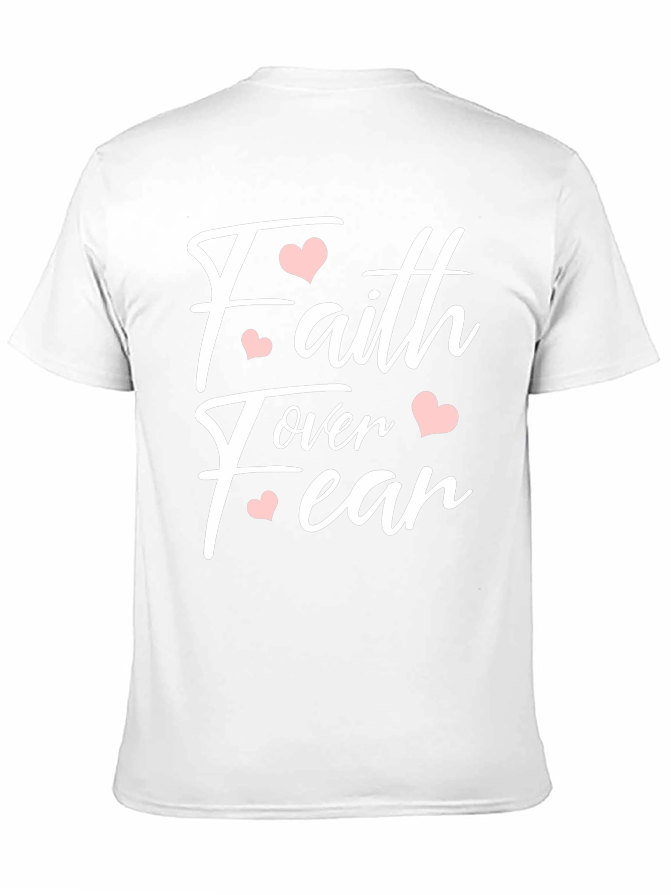 Faith Over Fear Heart Graphic T-Shirt