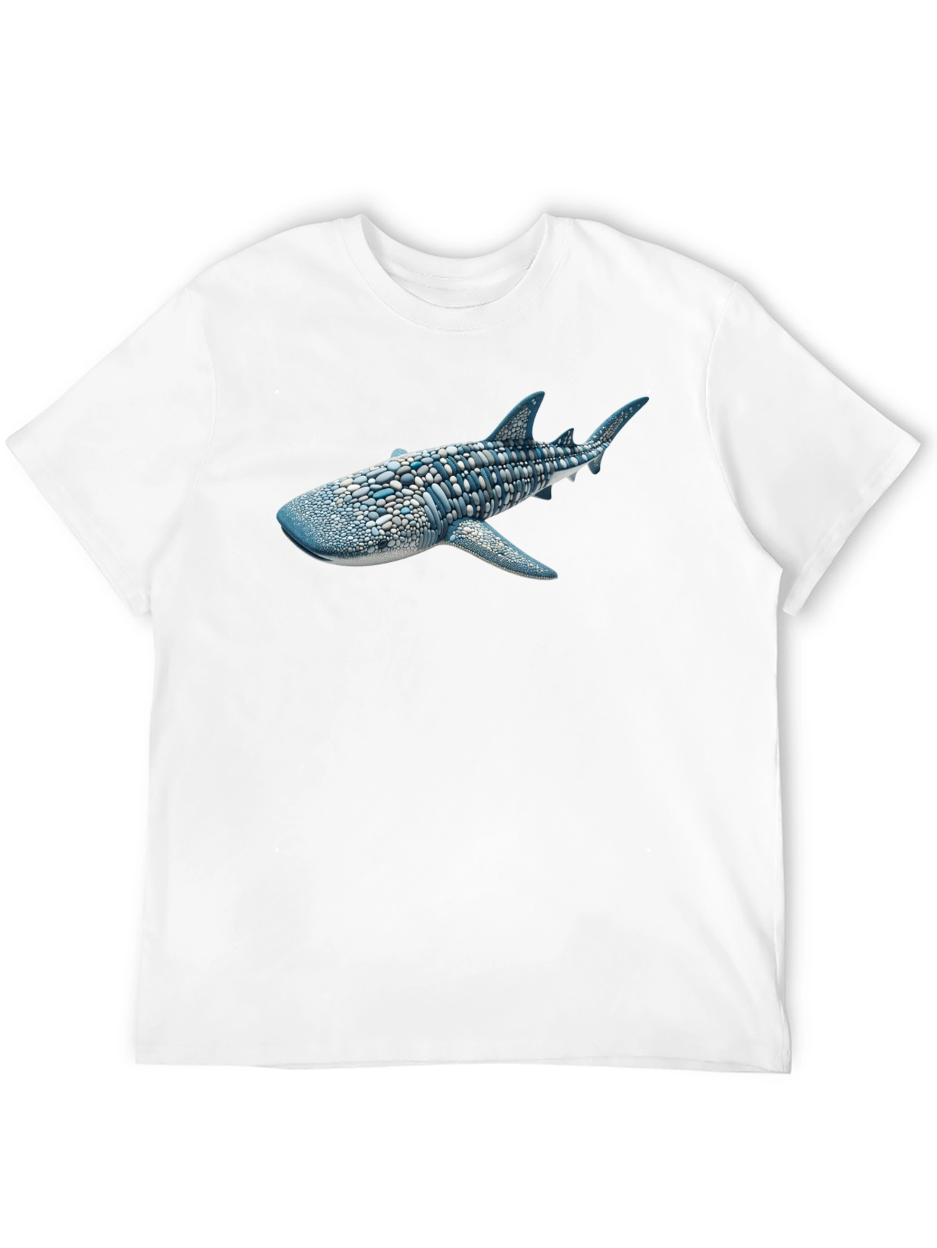 Whale Shark Graphic Tee - Black Cotton T-Shirt