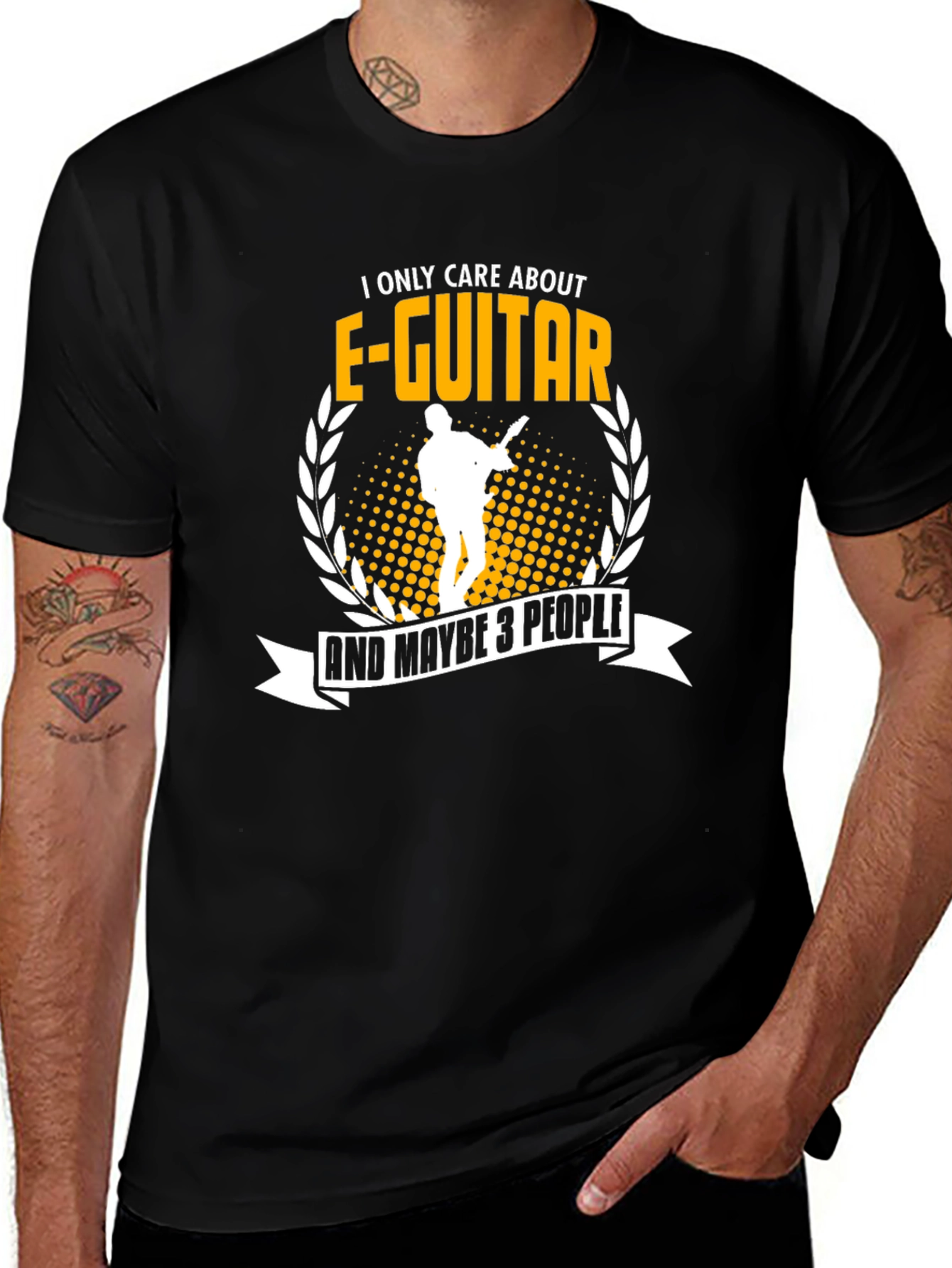 E-Guitar Lover Graphic T-Shirt