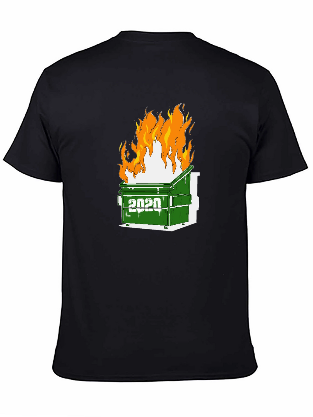 2020 Dumpster Fire Graphic Tee - Unisex Black T-Shirt