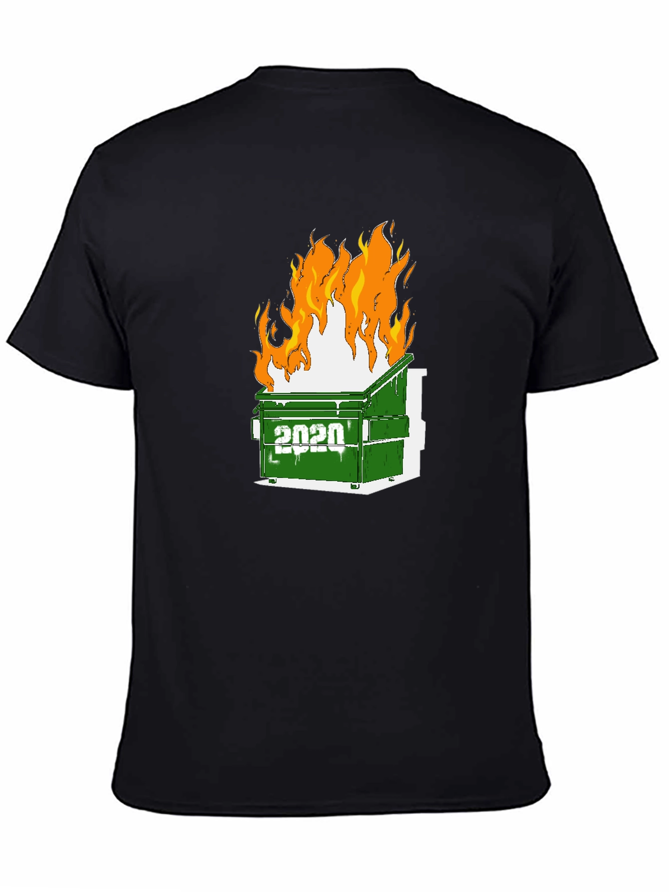 2020 Dumpster Fire Graphic Tee - Unisex Black T-Shirt