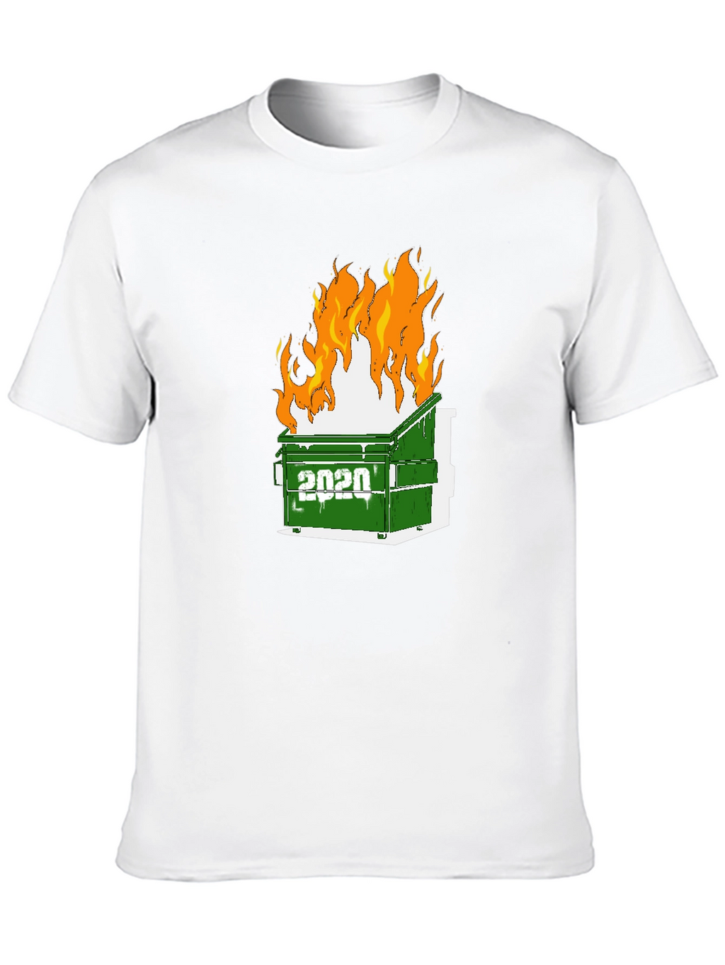2020 Dumpster Fire Graphic Tee - Unisex Black T-Shirt