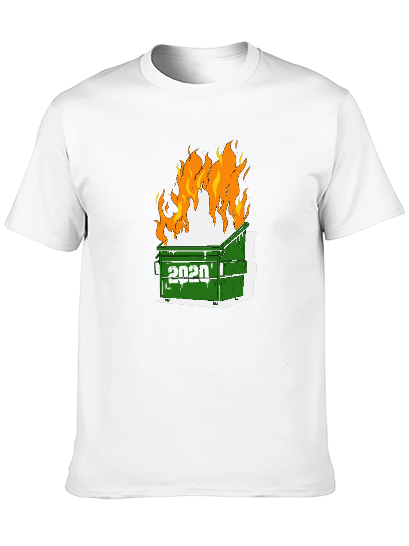 2020 Dumpster Fire Graphic Tee - Unisex Black T-Shirt