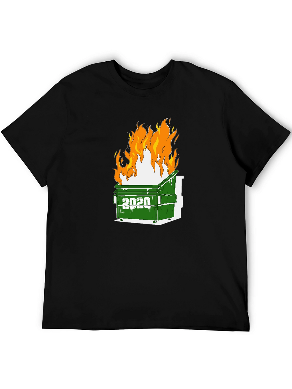2020 Dumpster Fire Graphic Tee - Unisex Black T-Shirt