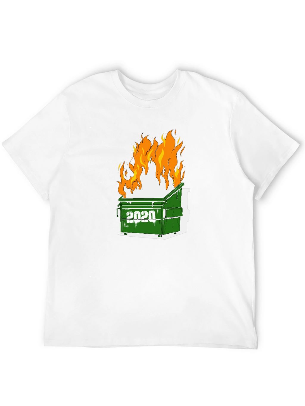 2020 Dumpster Fire Graphic Tee - Unisex Black T-Shirt